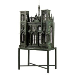 Cage à oiseaux Milieu du 19e siècle Voliere Cathedrale Notre Dame Neo-Gothic