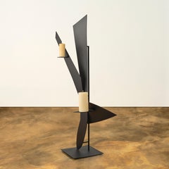 Bird Candleholder in Black Powder Coat