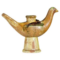Vintage Bird candlestick terracotta 50's - G407