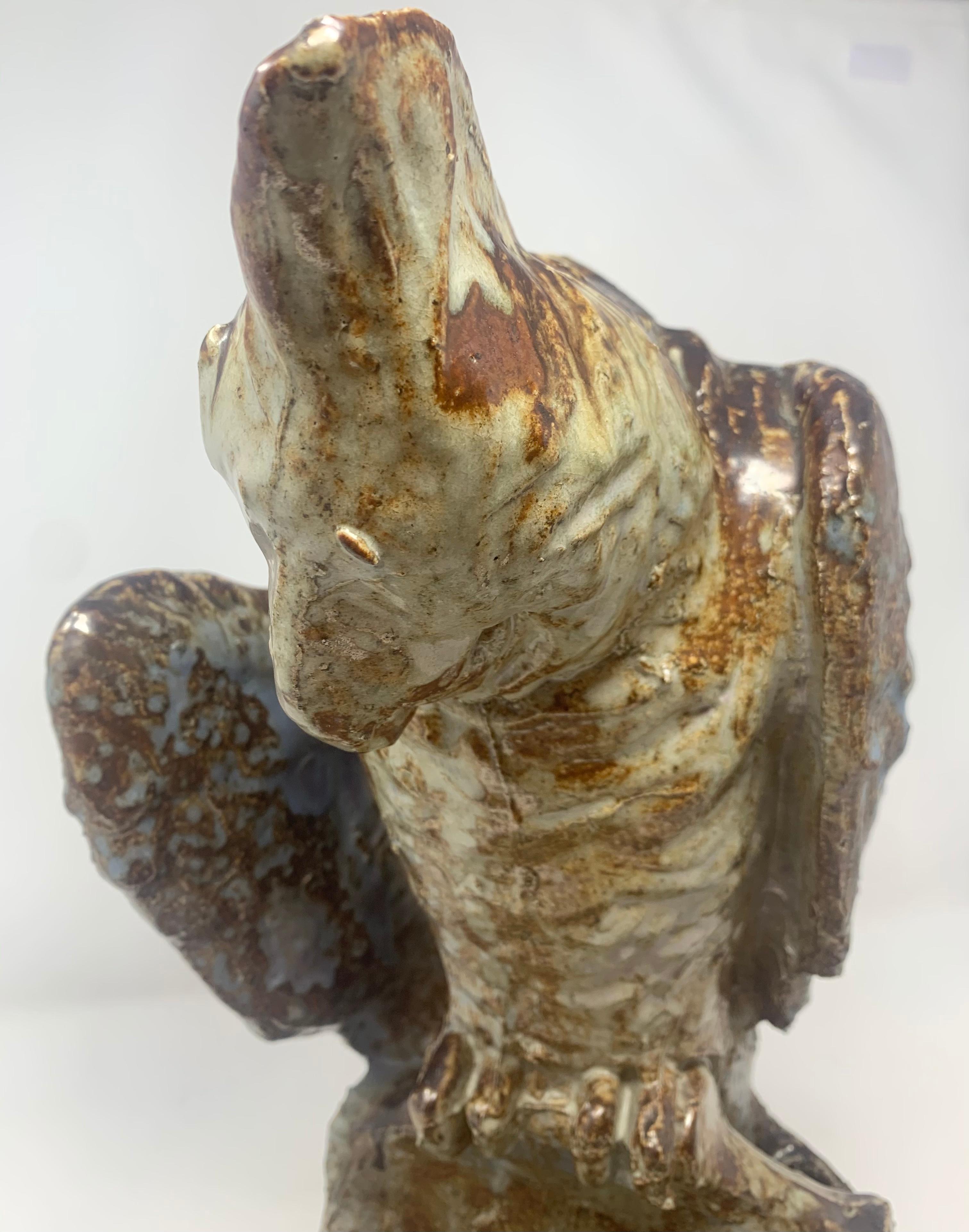 Céramique oiseau d'Arthur Craco, Belgique, années 1970 en vente 2