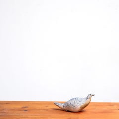 Vogel-Keramikskulptur von Jules Agard, Frankreich, 1950er Jahre