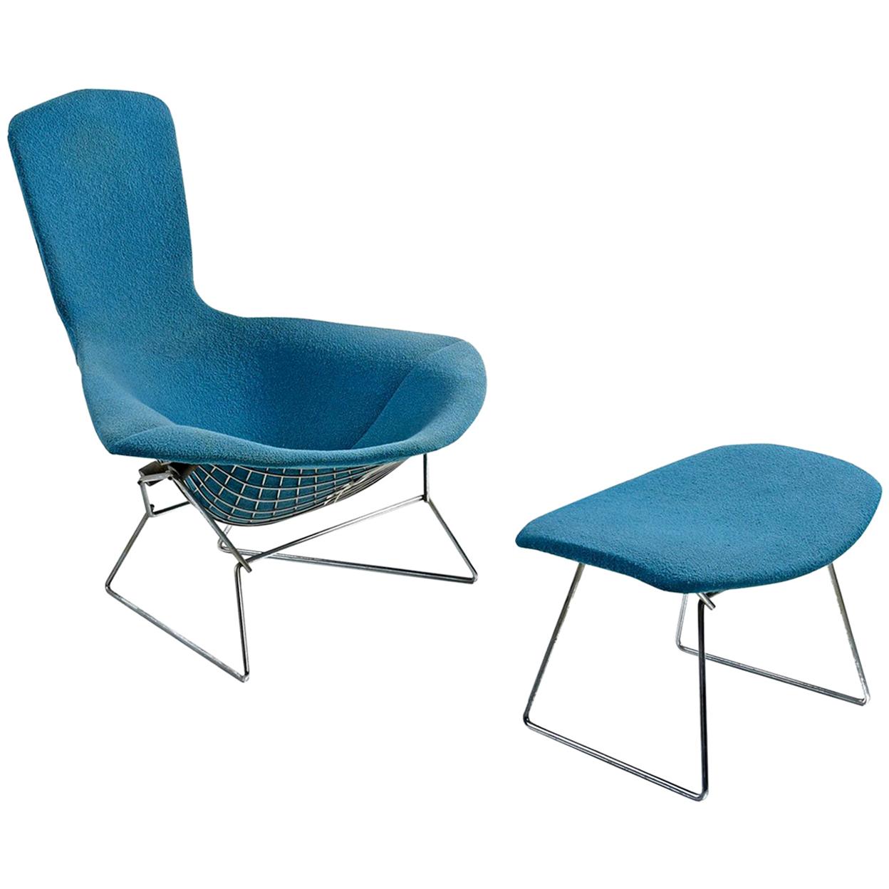 blue bird chair