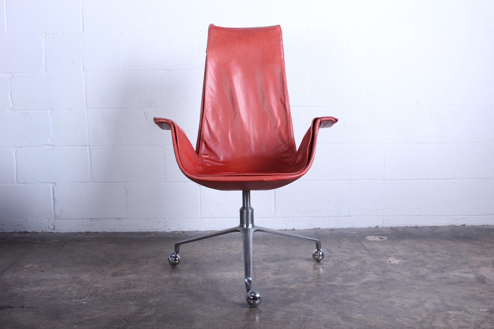 'Bird' Chair by Preben Fabricius and Jorgen Kastholm for Alfred Kill In Good Condition In Dallas, TX