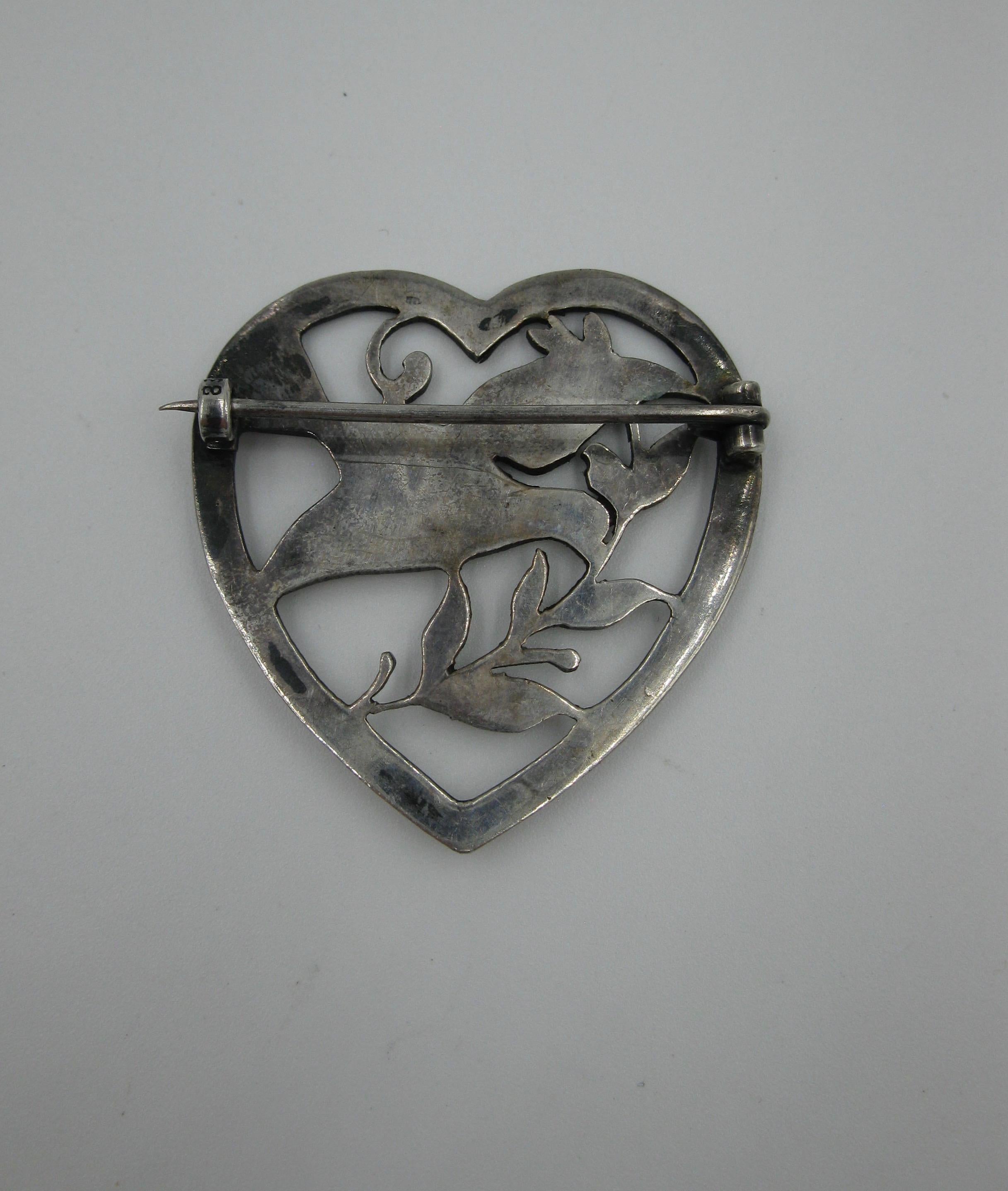 scandinavian silver brooches