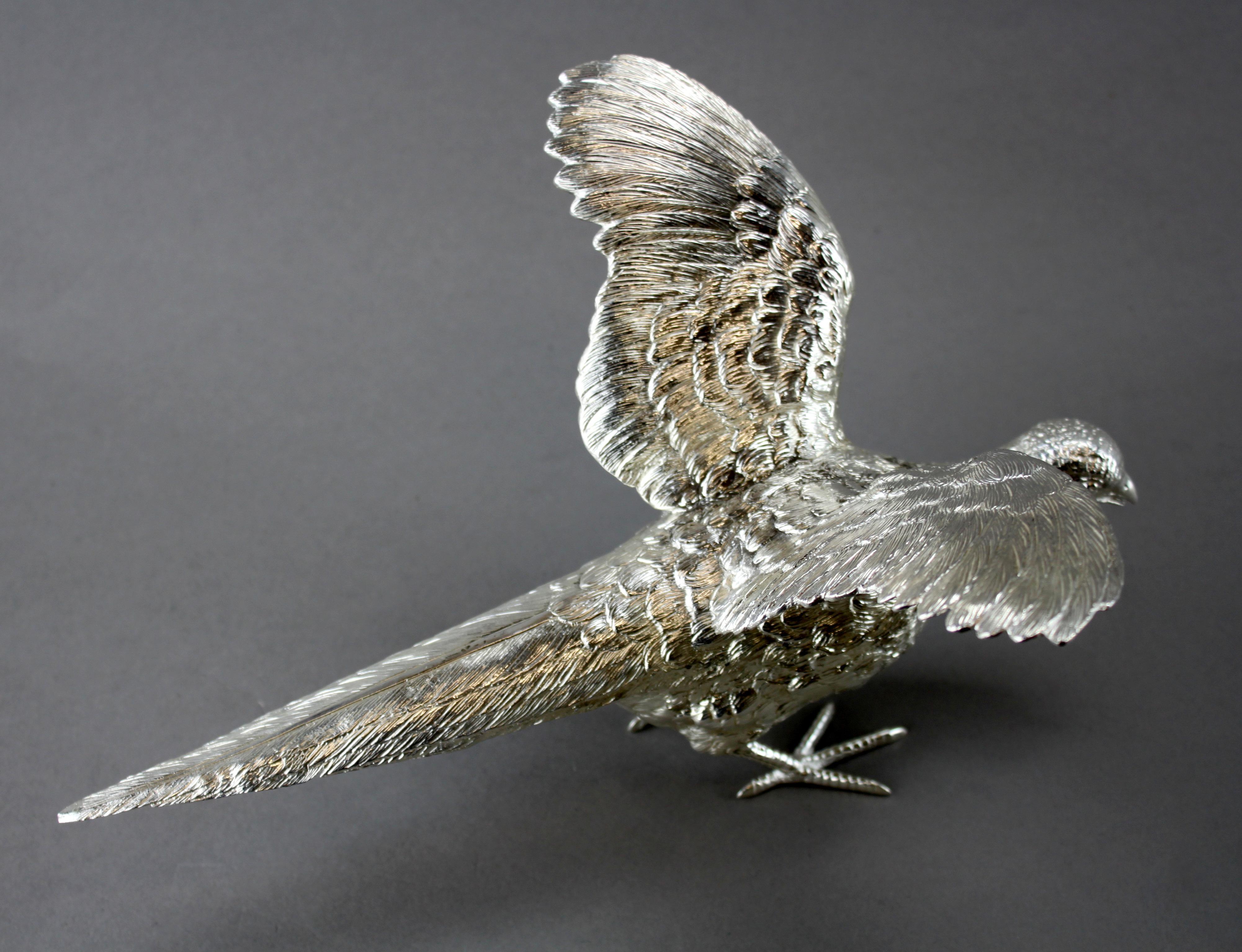 Sterling Silver Bird Figurine, Silver, C J Vander LTD, U.K, 2018