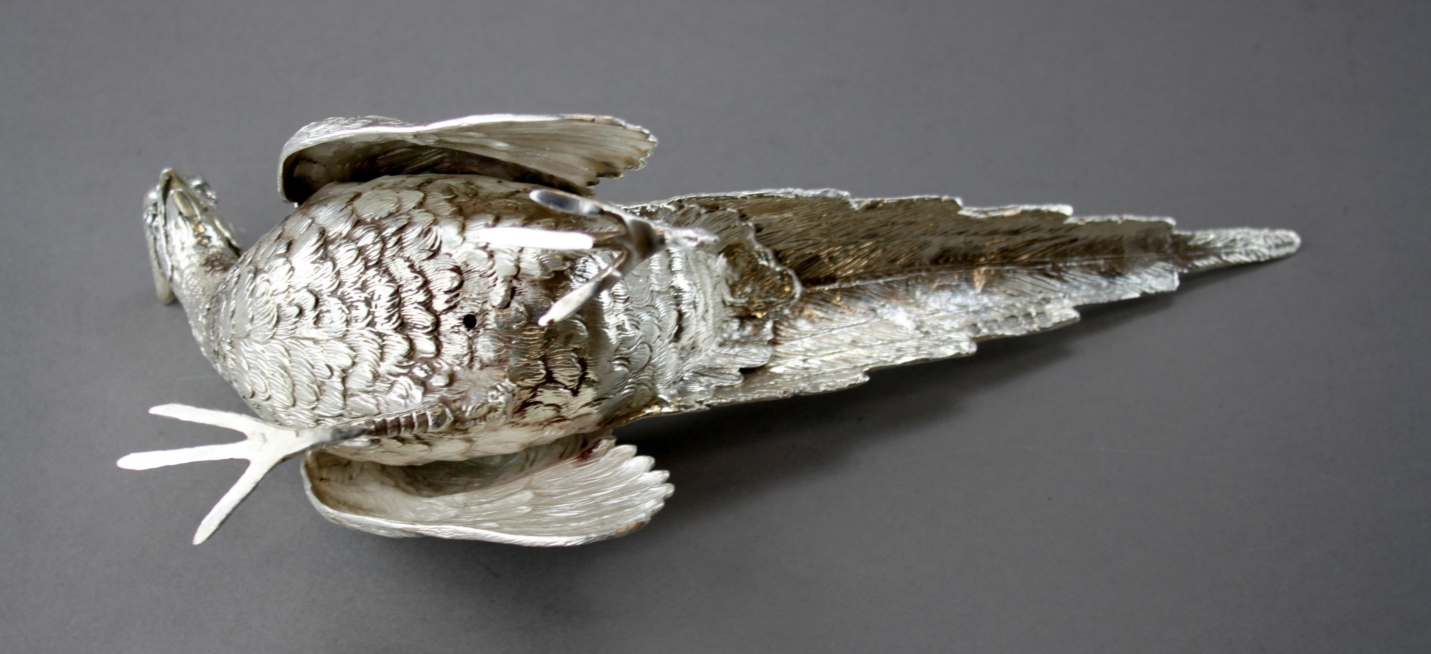 Bird Figurine, Silver, C J Vander LTD, U.K., 2018 2