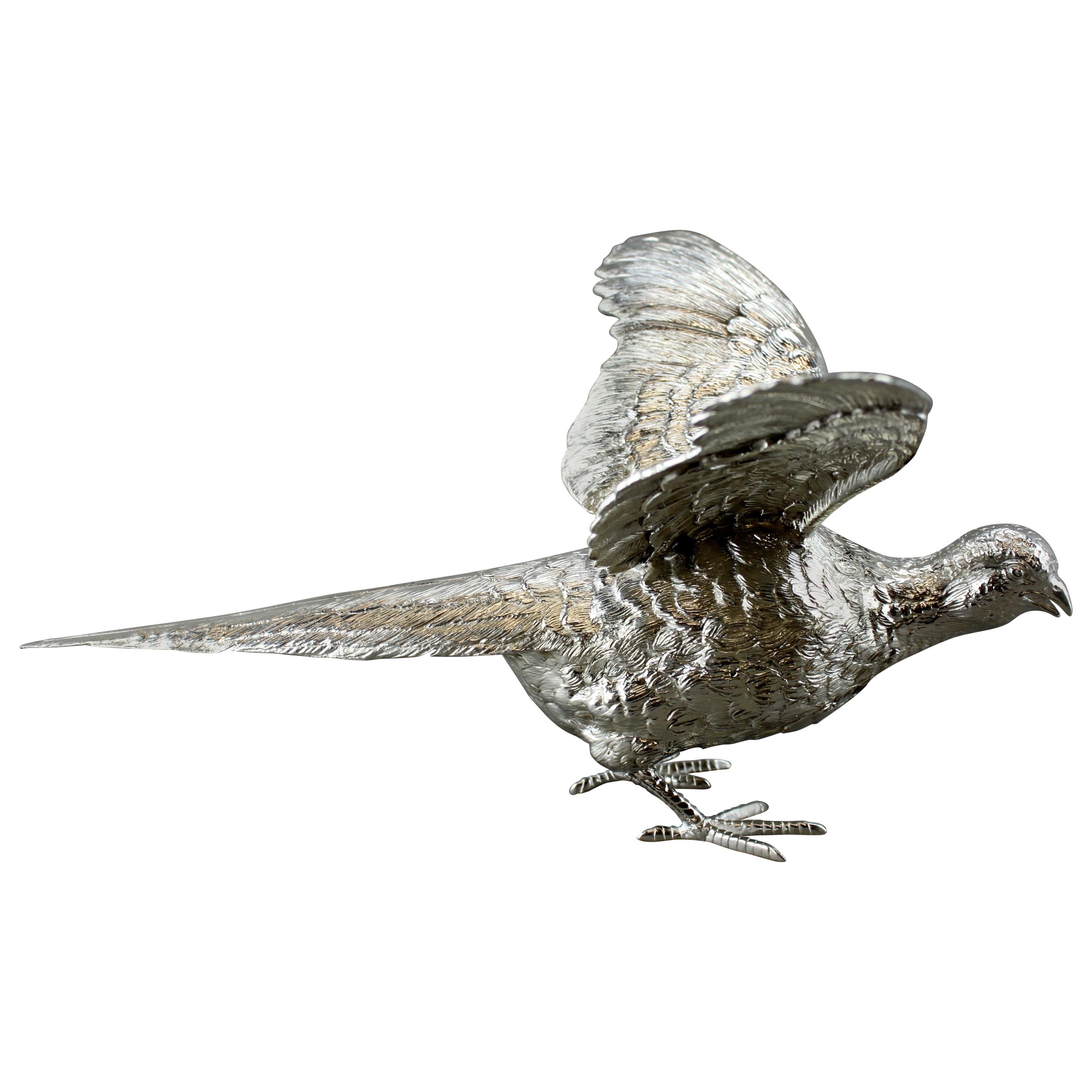 Bird Figurine, Silver, C J Vander LTD, U.K, 2018