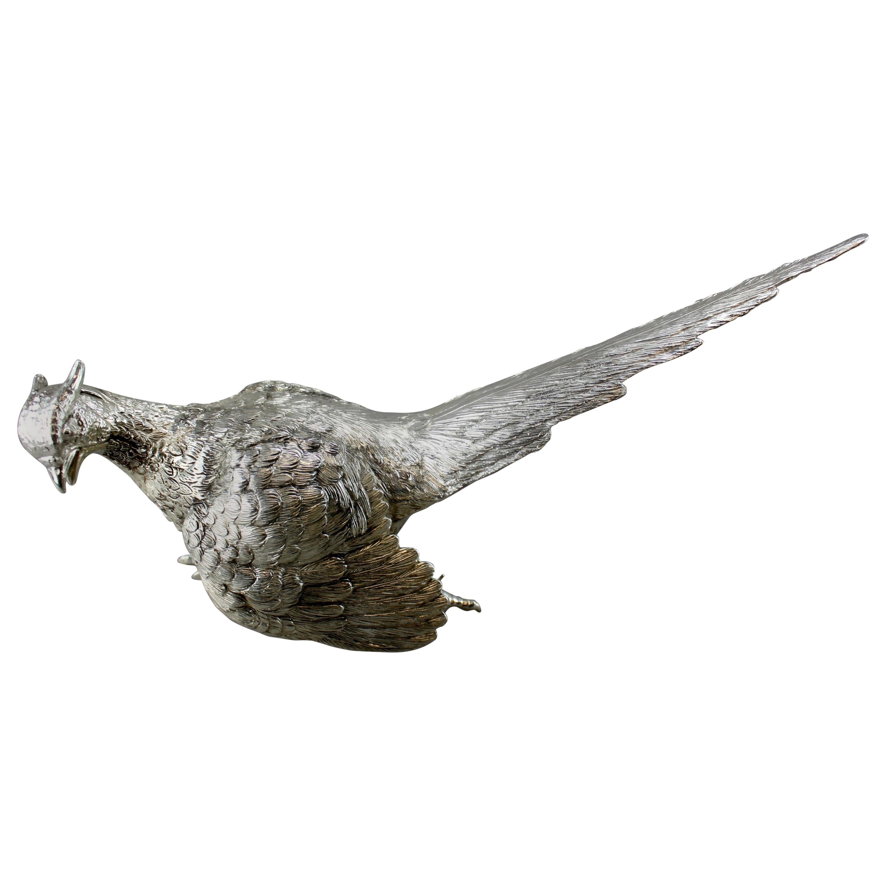 Bird Figurine, Silver, C J Vander LTD, U.K., 2018