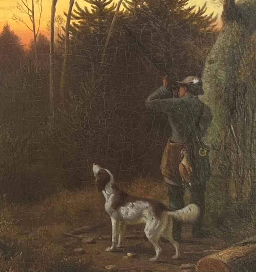 „Bird Hunting“ von Wilhelm Reinhardt im Zustand „Gut“ im Angebot in Wiscasset, ME
