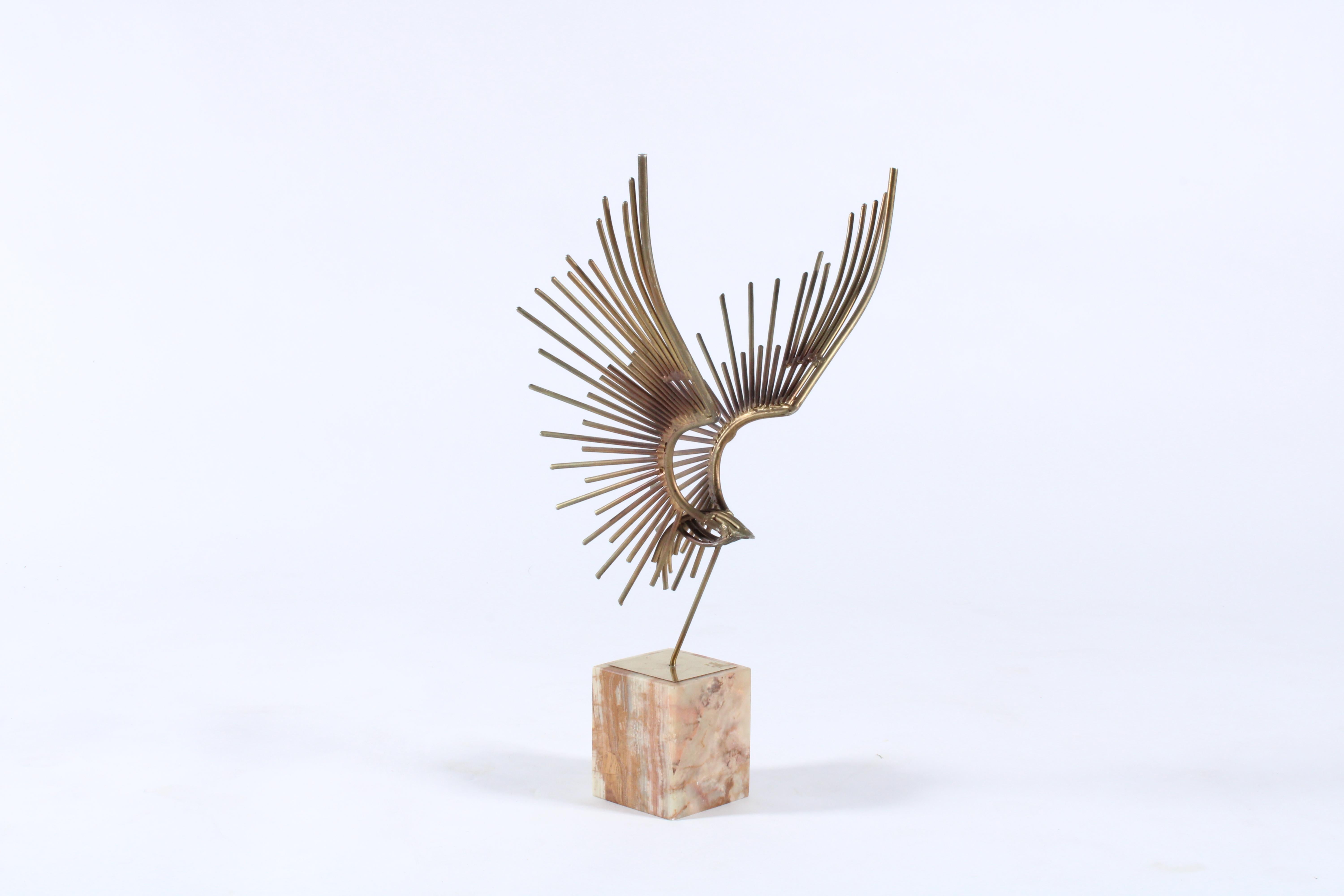 'Bird In Flight' welded sculpture attributed to Curtis Jere 2