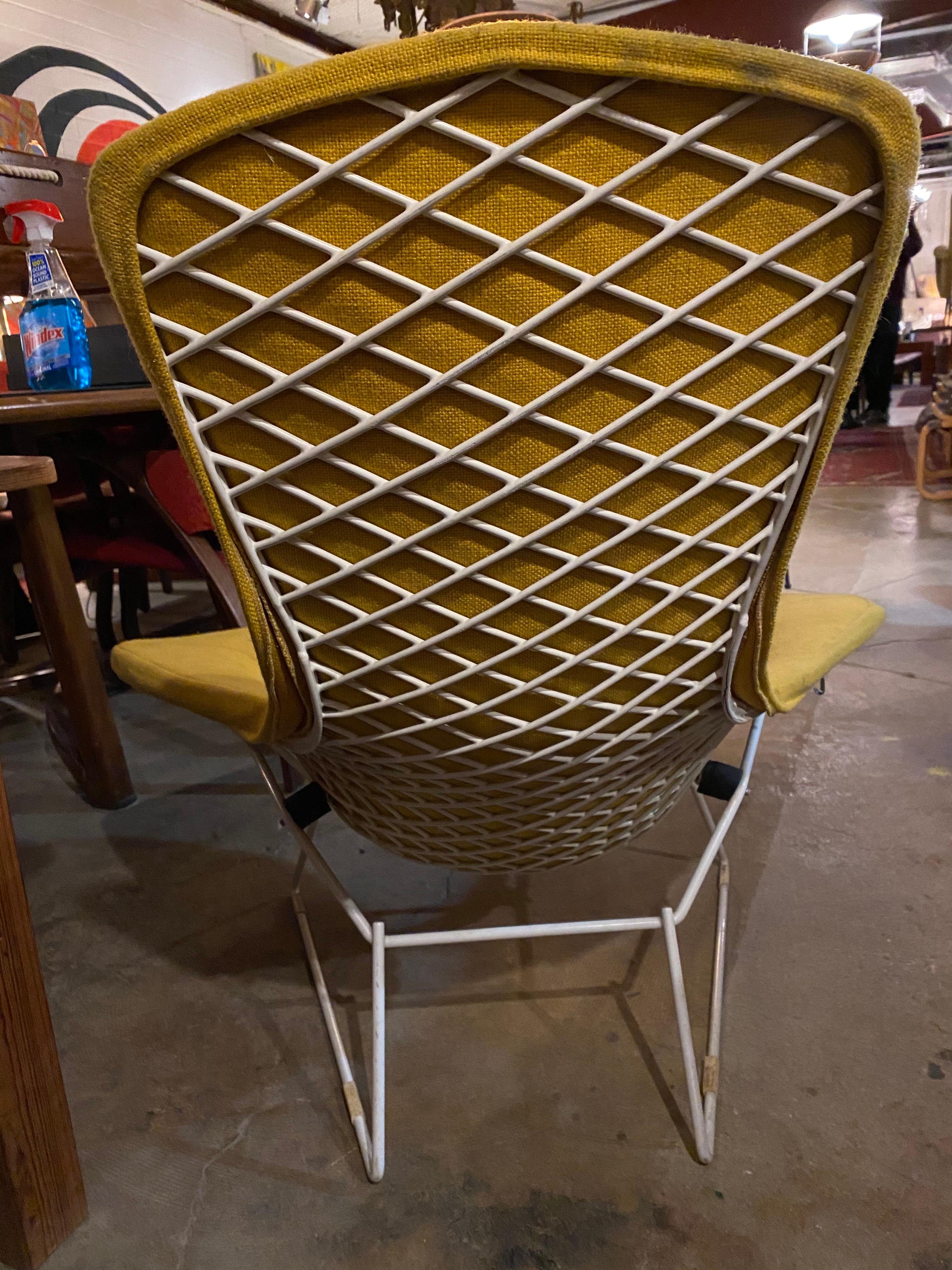 Bird Lounge Chair with Ottoman by Bertoia for Knoll, 1960s 3