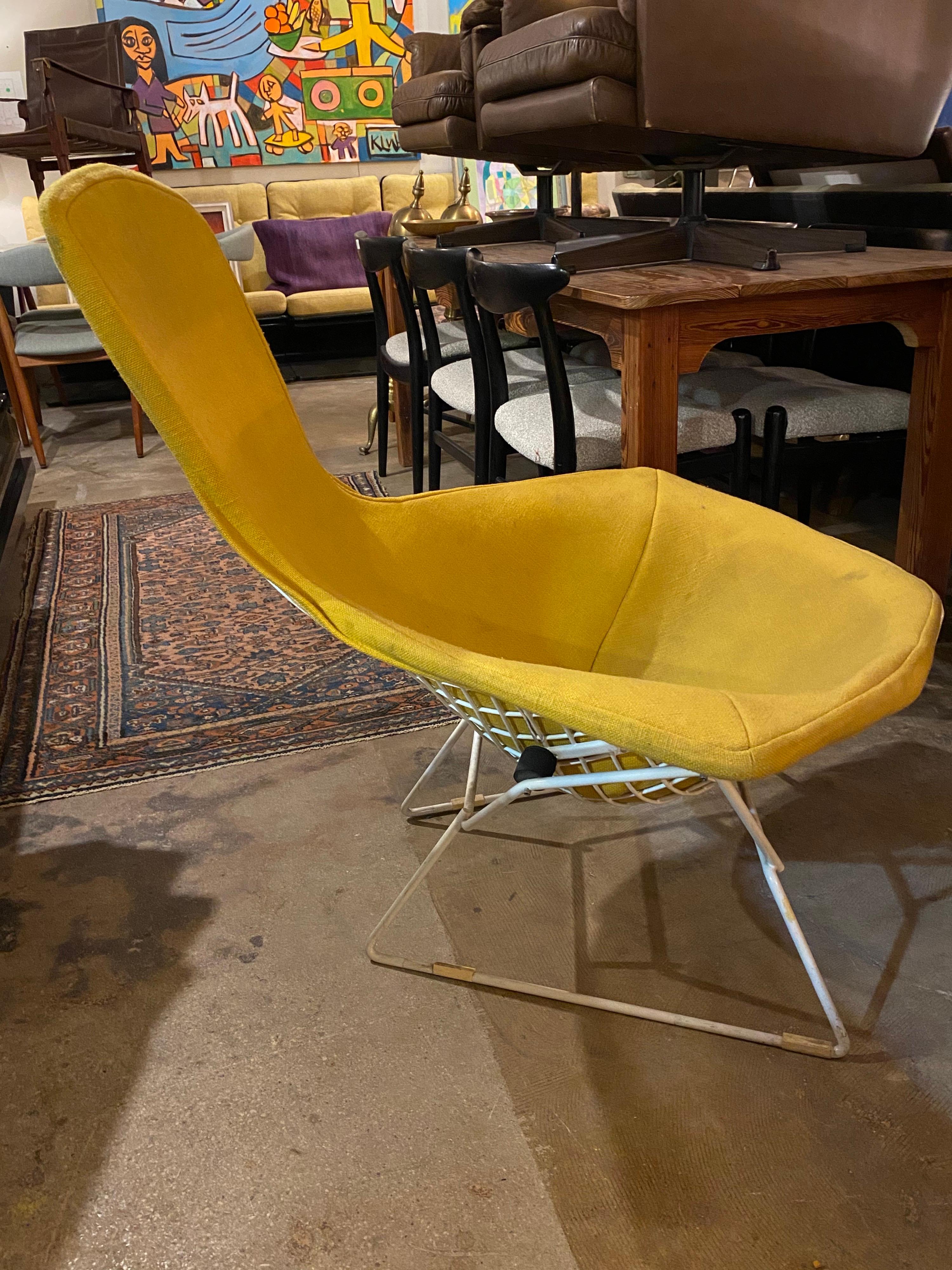 American Bird Lounge Chair with Ottoman by Bertoia for Knoll, 1960s