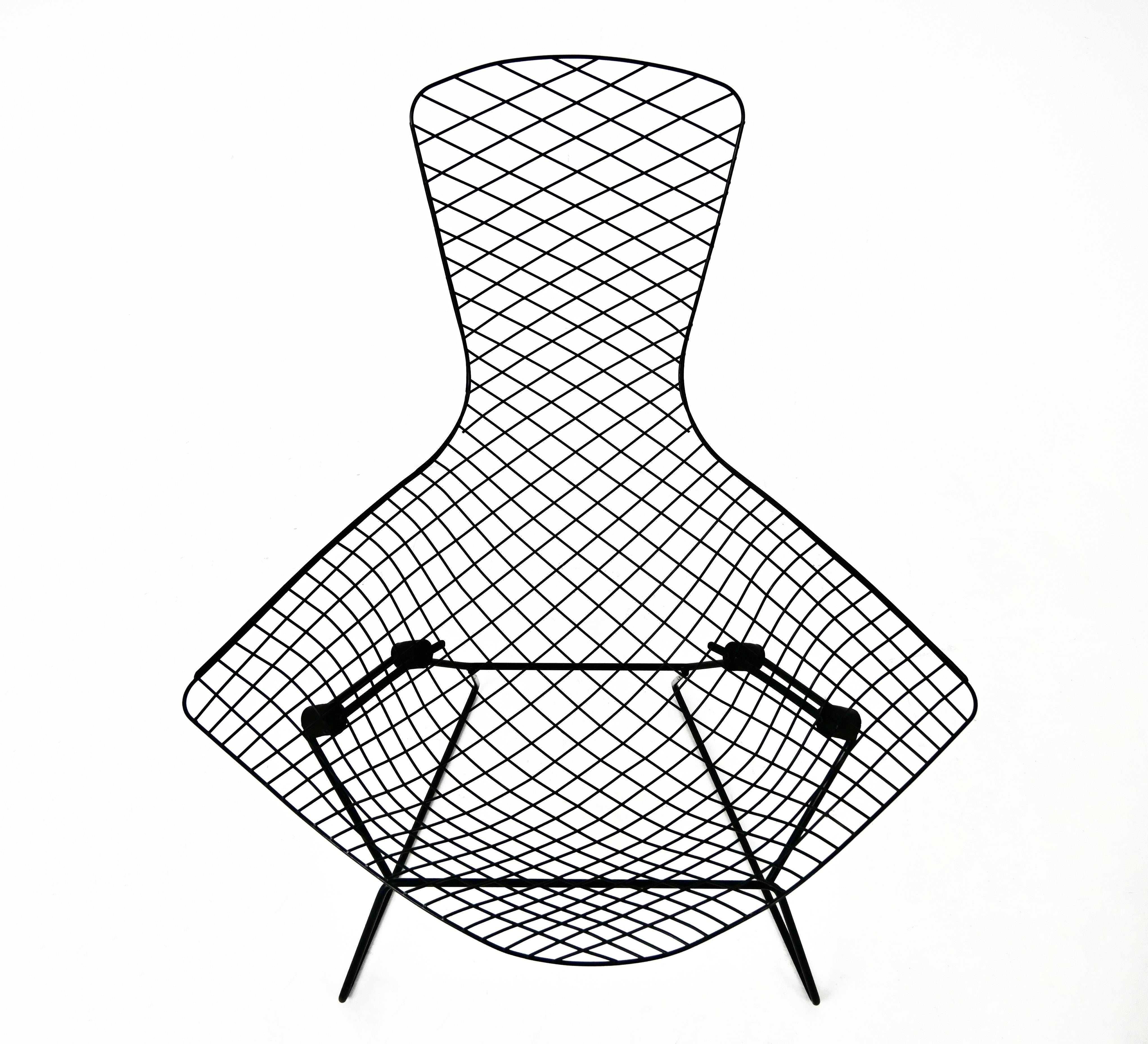 Bird Chair with Ottoman by Harry Bertoia for Knoll, 1960 For Sale 3