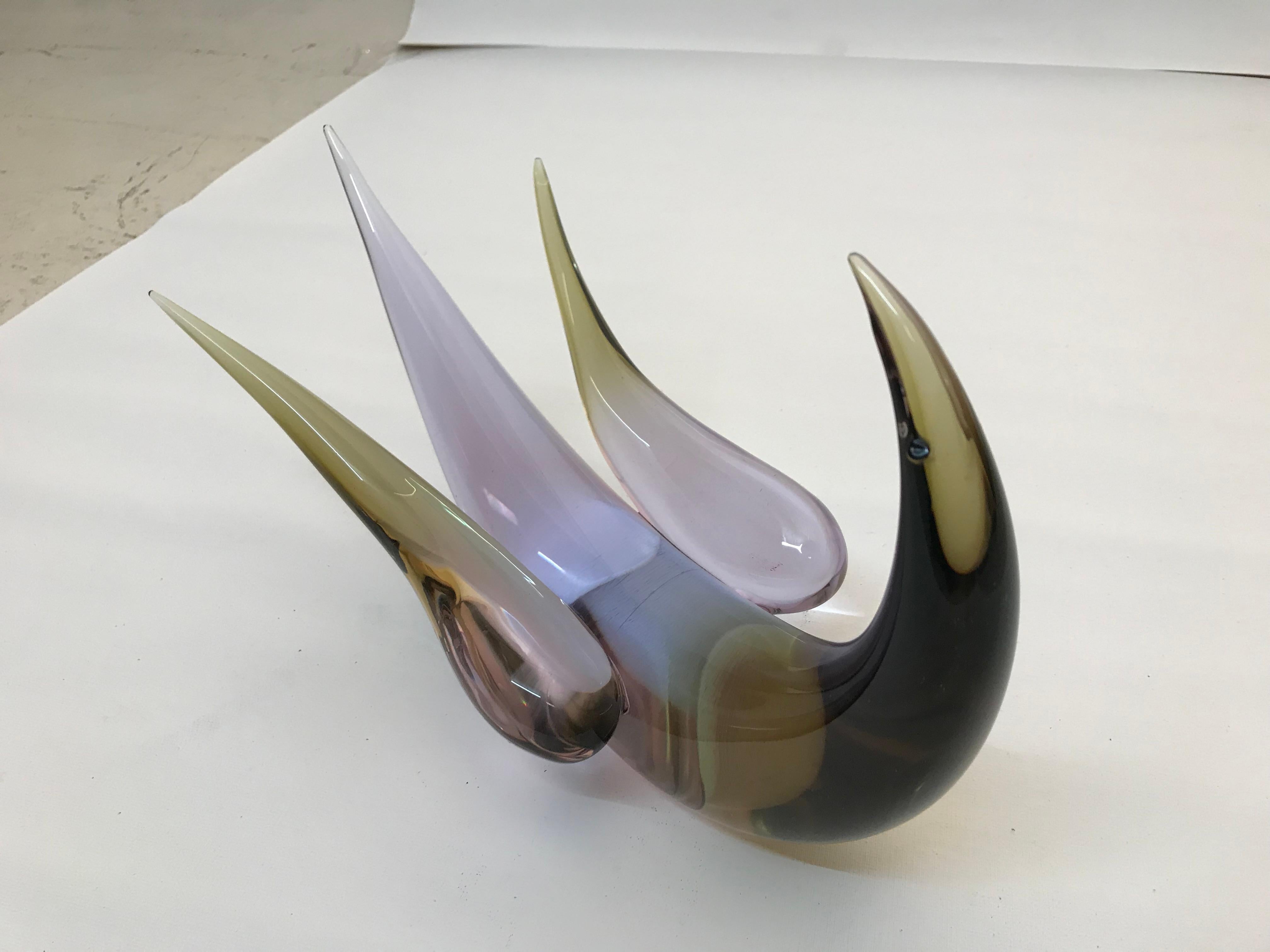 Verre de Murano Oiseau de Murano, 1930, Italie en vente