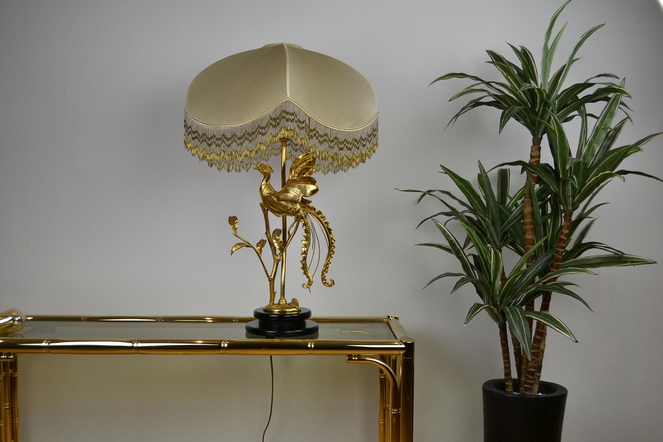 Bird of Paradise Table Lamp by Lanciotto Galeotti for L'originale, Italy 8
