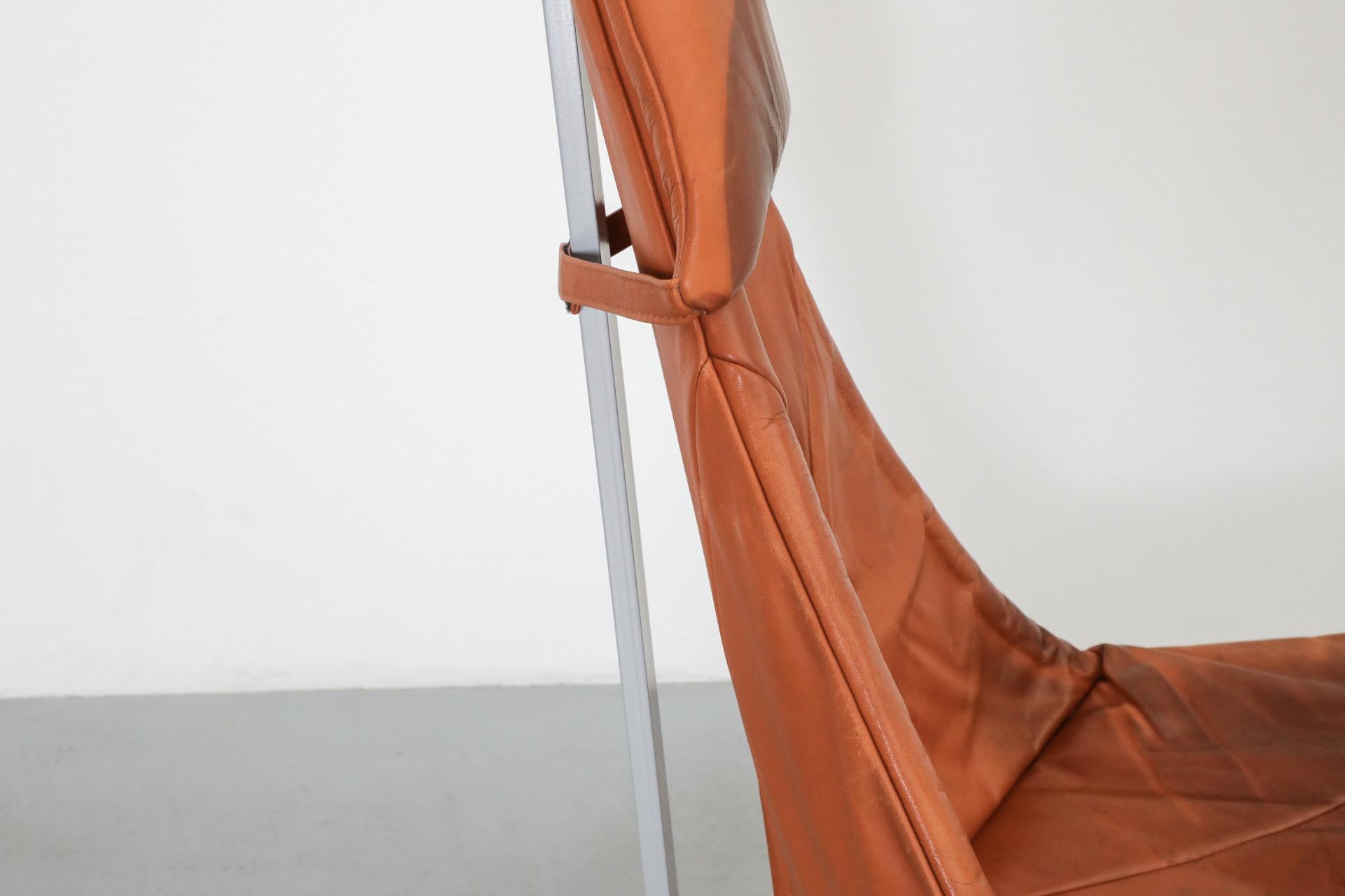 “Bird of Paradise” Vintage Leather Chair by Pieter van Velzen for Leolux en vente 9