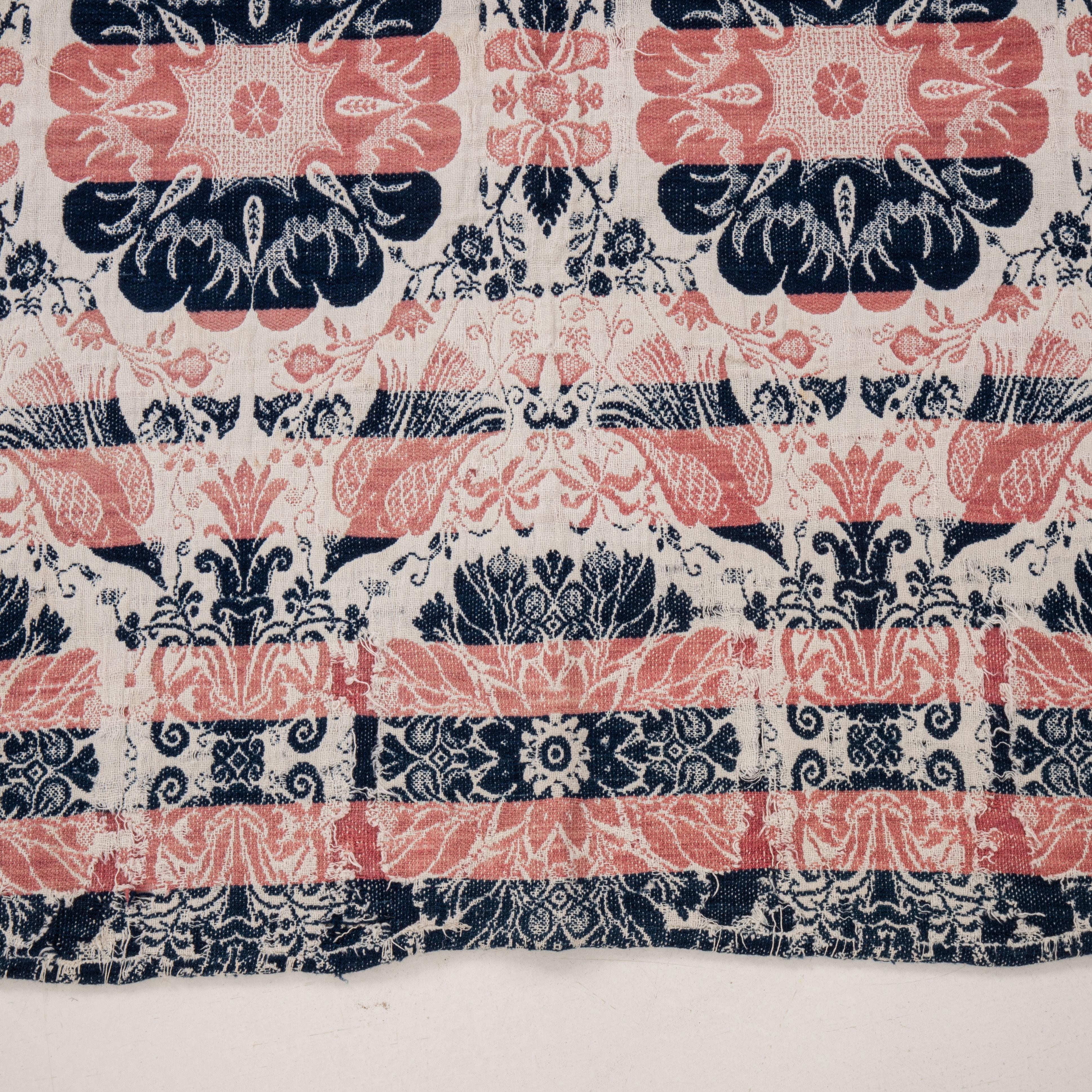 American Bird of ParadiseCoverlet, Probably from  Ohio, USA, 19th C.  For Sale