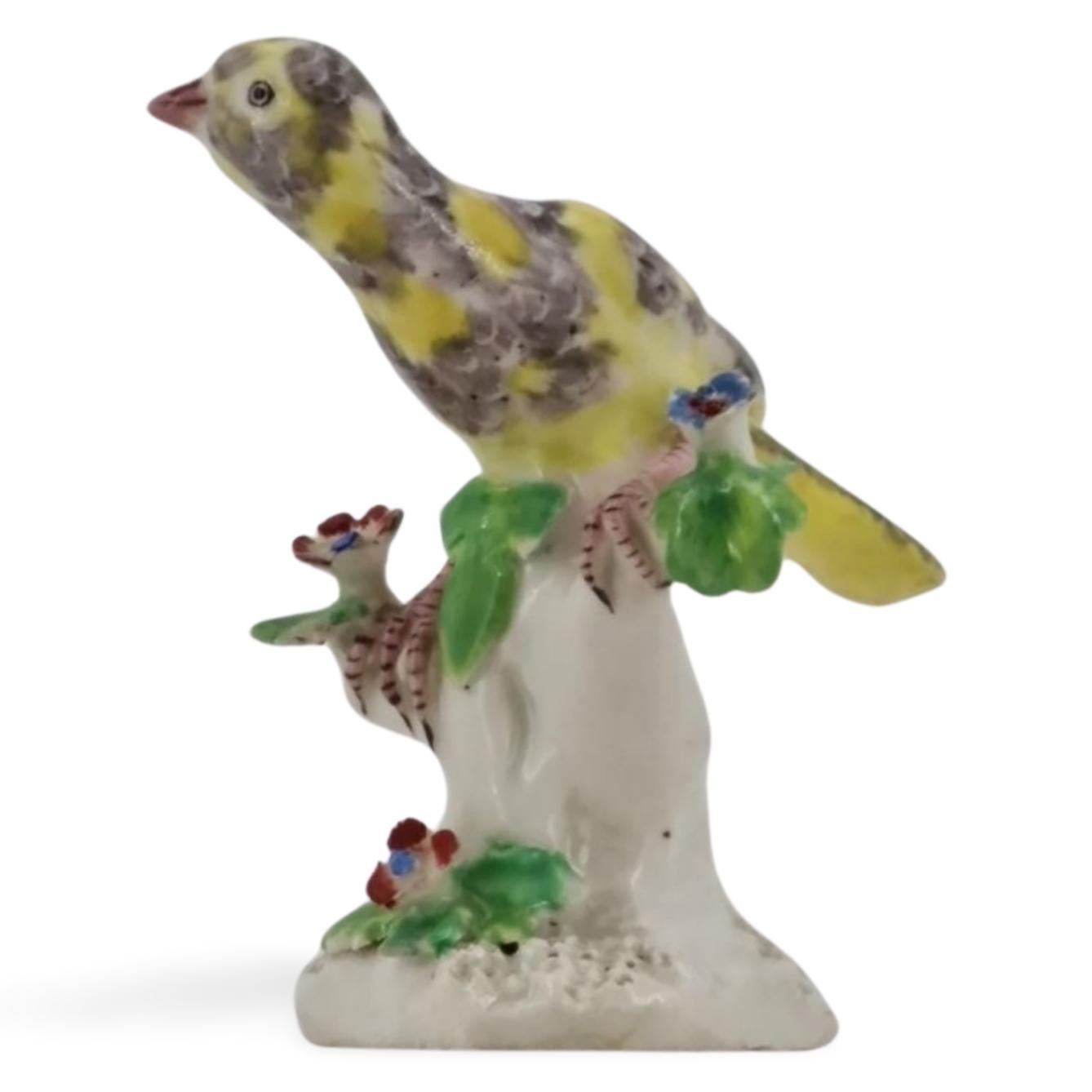 Molded Bird on a Branch, Bow Porcelain Factory, circa 1763