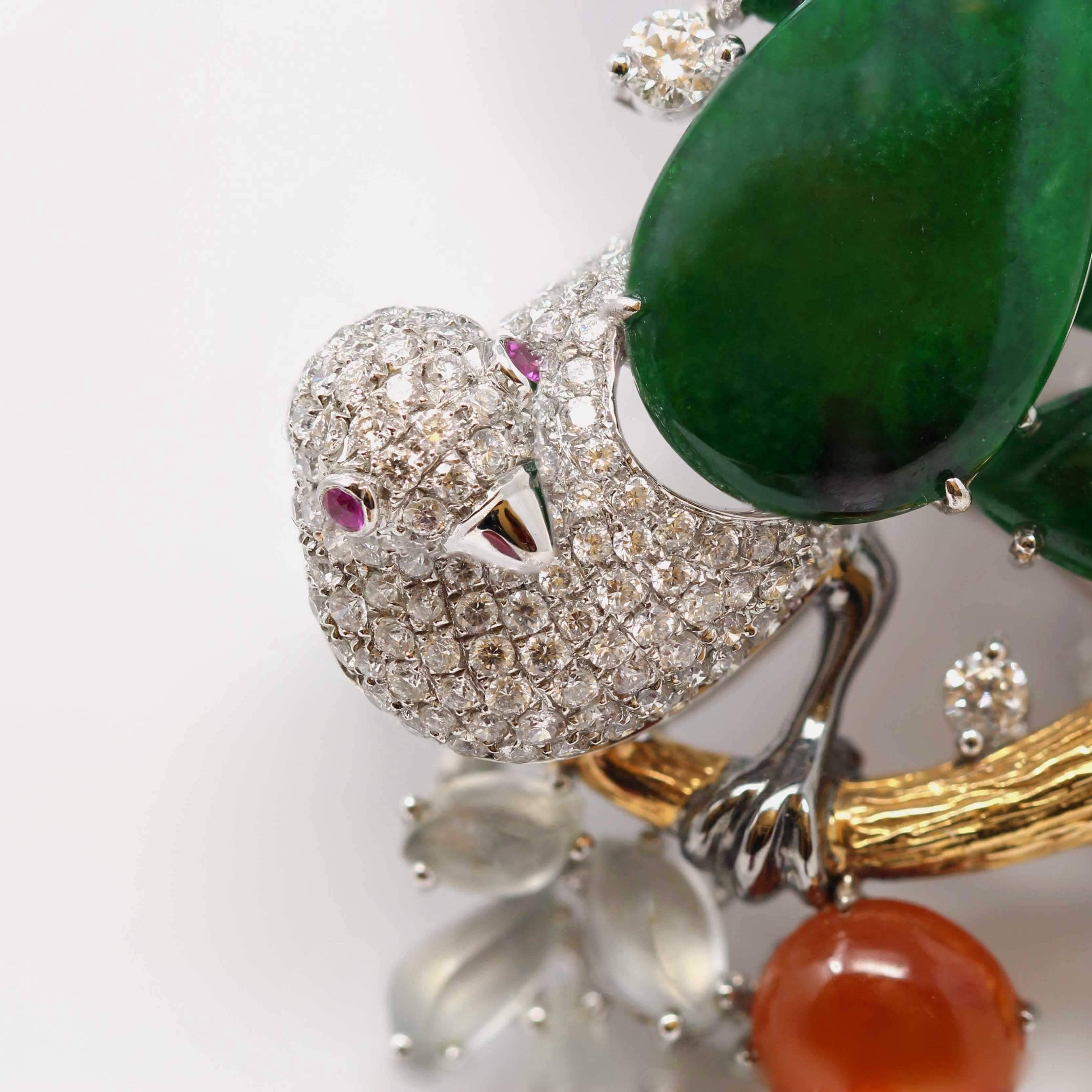 „Bird on A Tree“ Baikalla Jewelry Signature Halsband-Halskette (Künstler*in) im Angebot