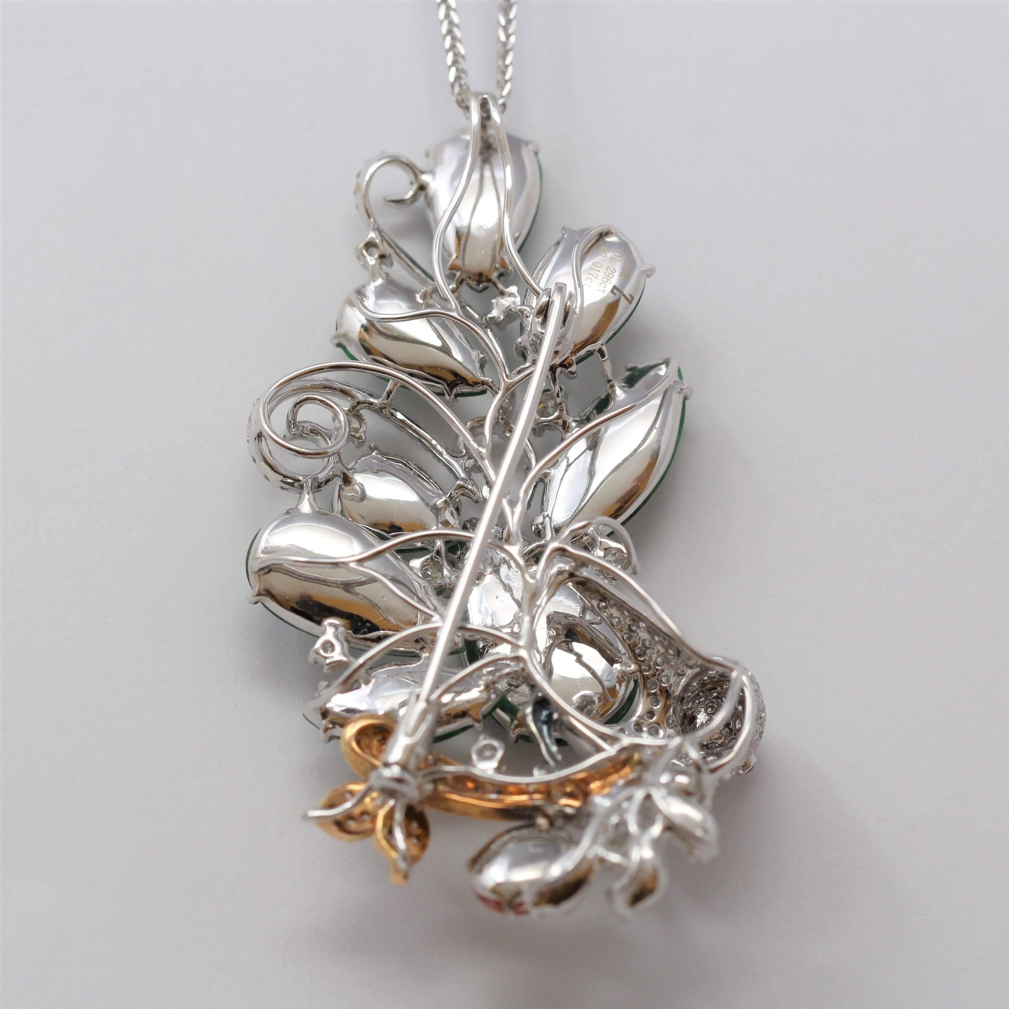 „Bird on A Tree“ Baikalla Jewelry Signature Halsband-Halskette im Angebot 1
