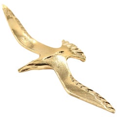 Bird Pendant 14 Karat Yellow Gold