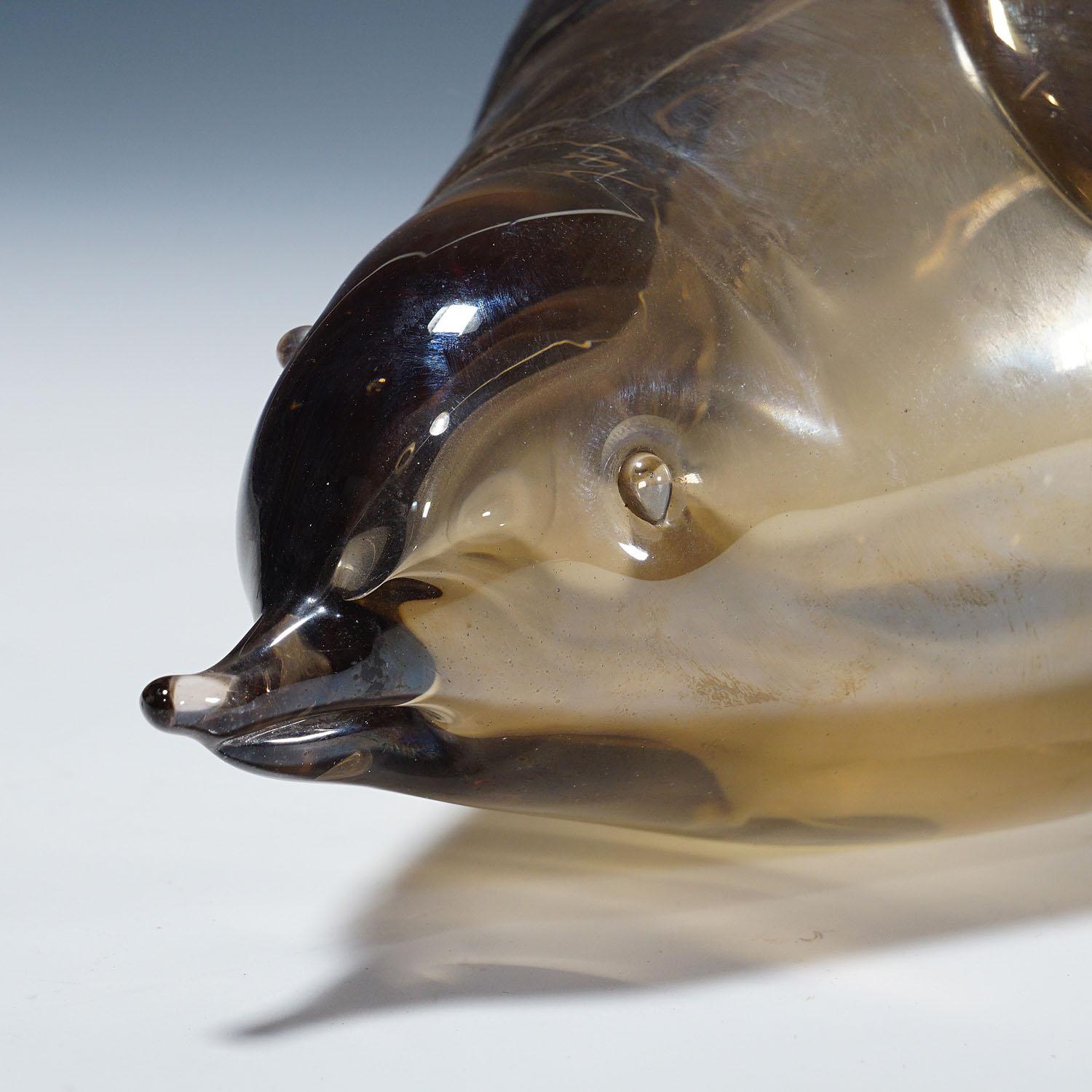 Uccello scultura di Tyra Lundgren per Venini 1930 in vendita 1