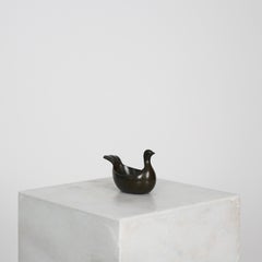 Bird-Shaped Diskometal Bowl by Just Andersen, 1930s, Denmark
