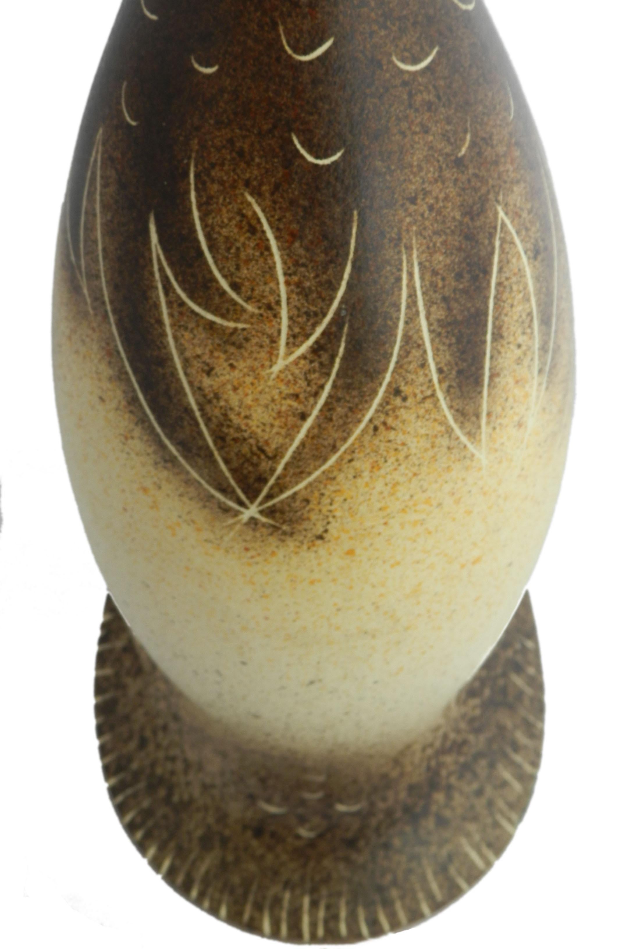 Bird Vase Mid Century Zoomorphic In Good Condition For Sale In Mimizan, FR