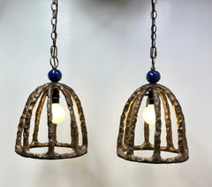 Birdcage Stoneware Pendant Lamp Pair by Olivia Barry / By Hand Eclectic Mix
