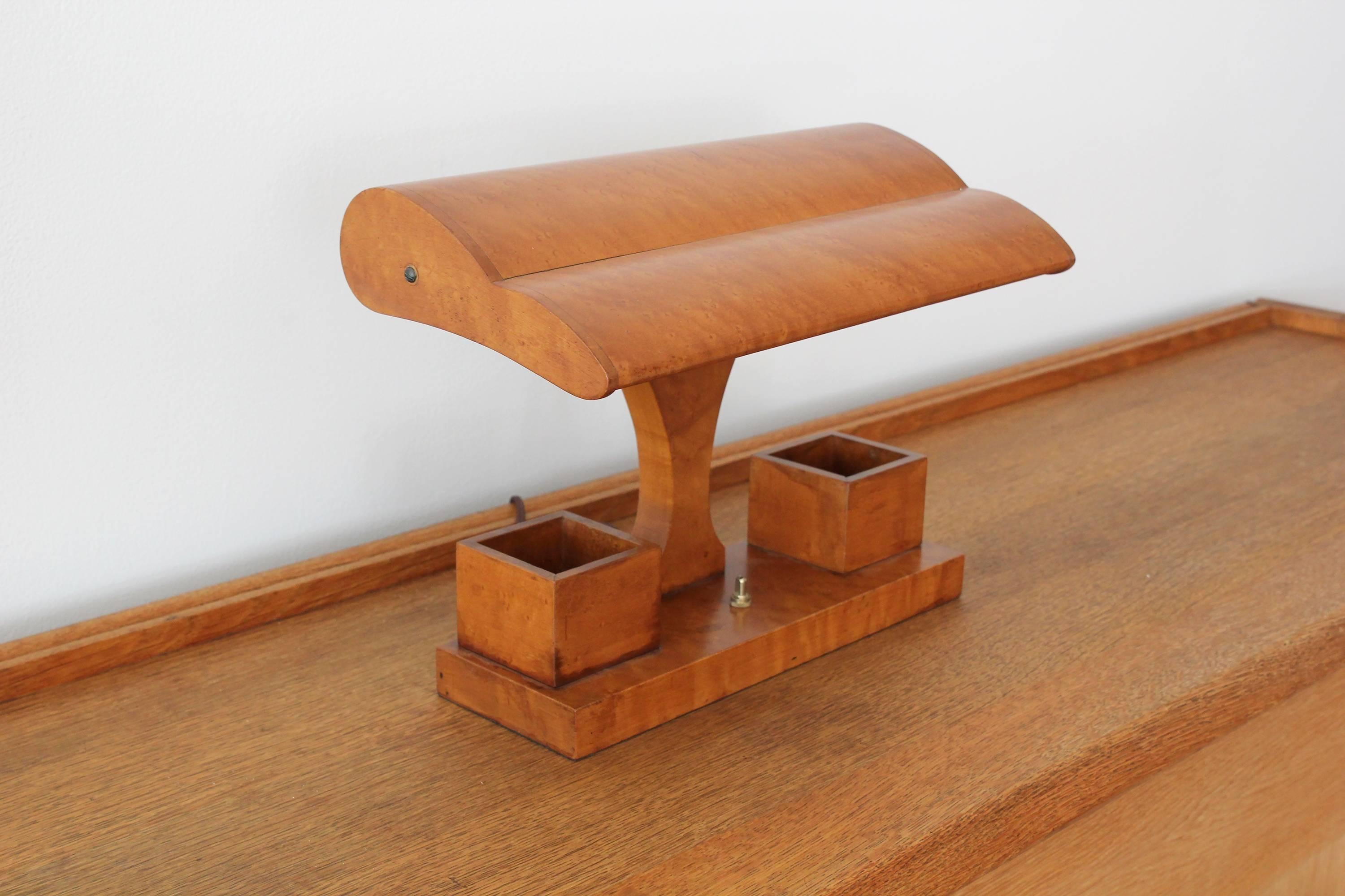 Birdseye Maple Bird's-Eye Maple Desk Light