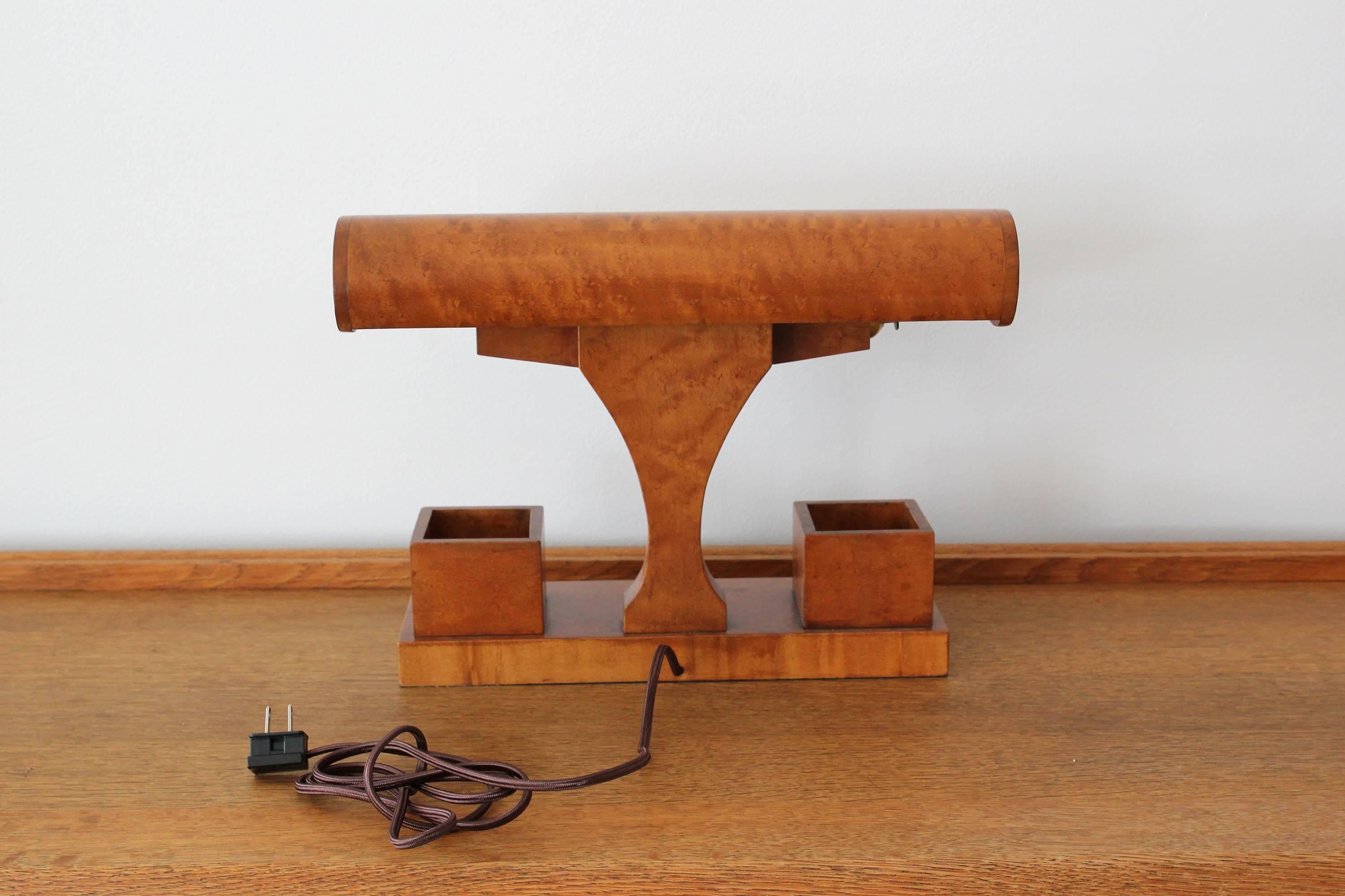 Bird's-Eye Maple Desk Light 2