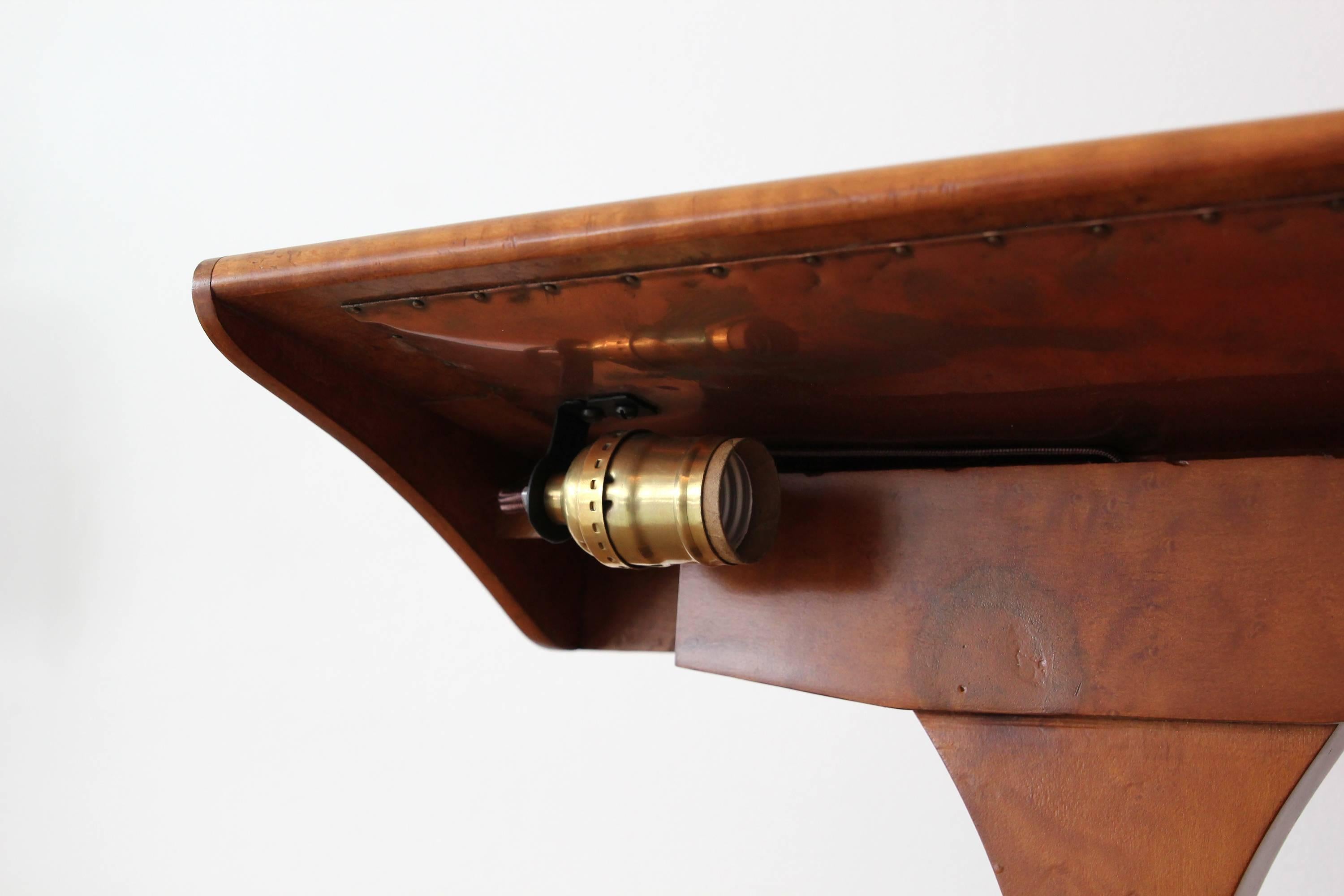 Bird's-Eye Maple Desk Light 3