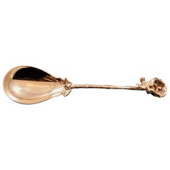 Birds Nest by Gorham Sterling Silver Sugar Spoon Mother Bird and Eggs