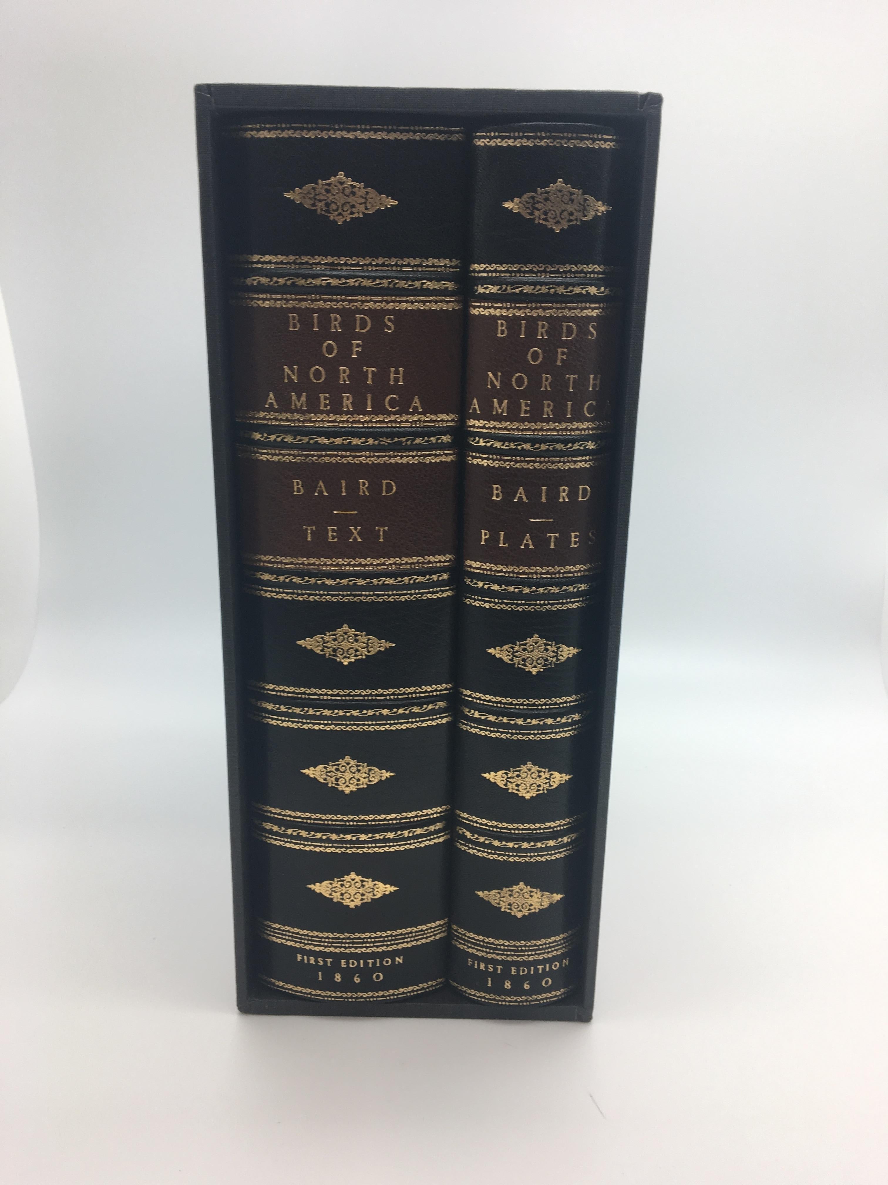 Paper Birds of North America by First Edition by Spencer Baird, 2-Volume Set, 1860
