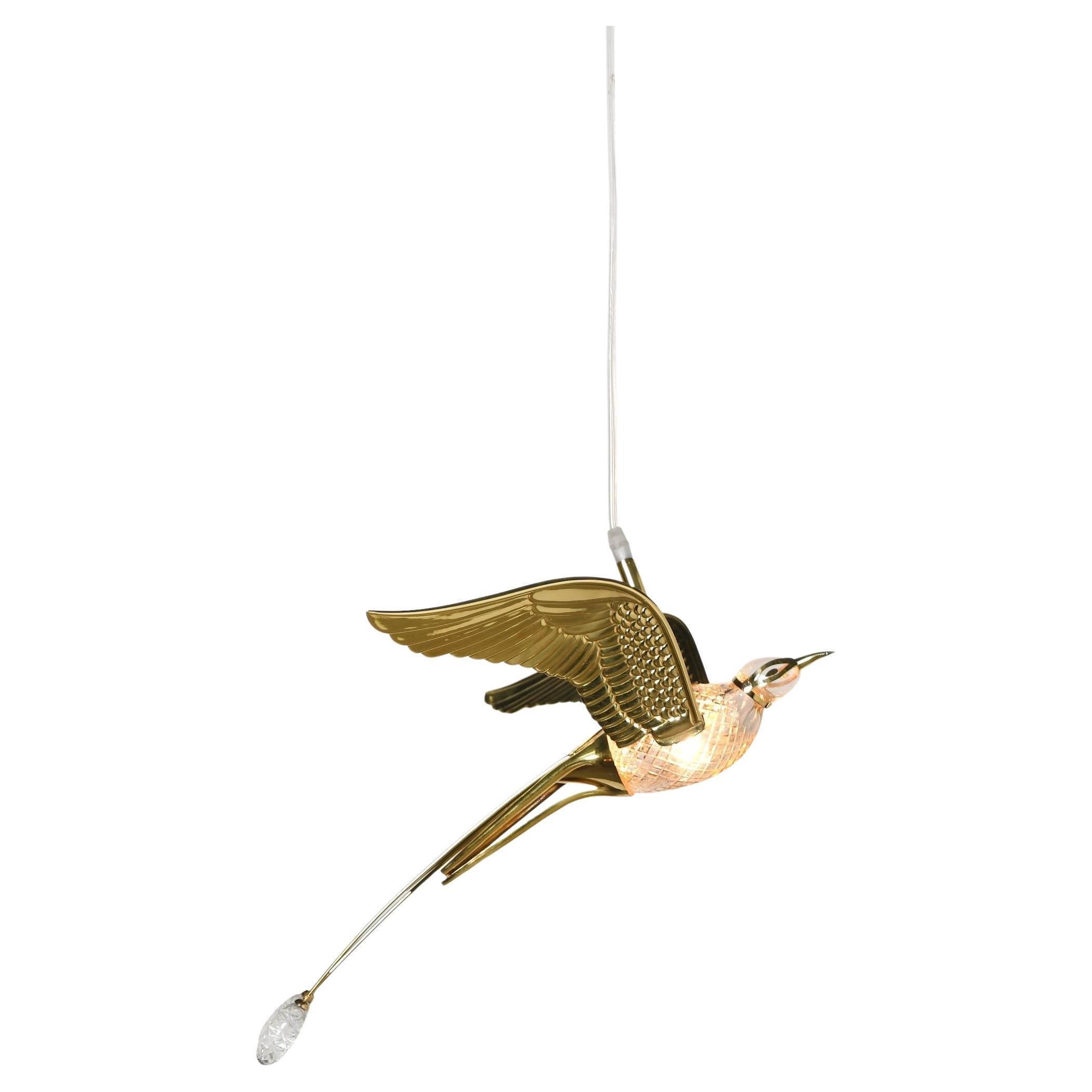 Ciondolo a forma di Uccelli del Paradiso Medio