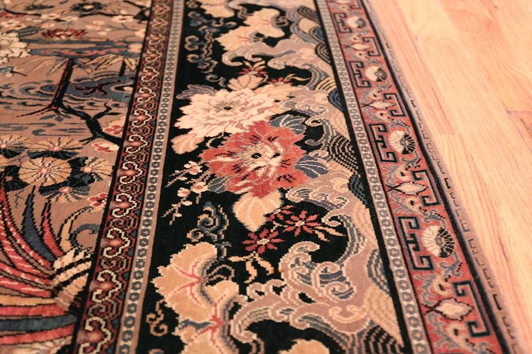 Birds of Paradise Vintage English Wilton Rug For Sale at 1stdibs