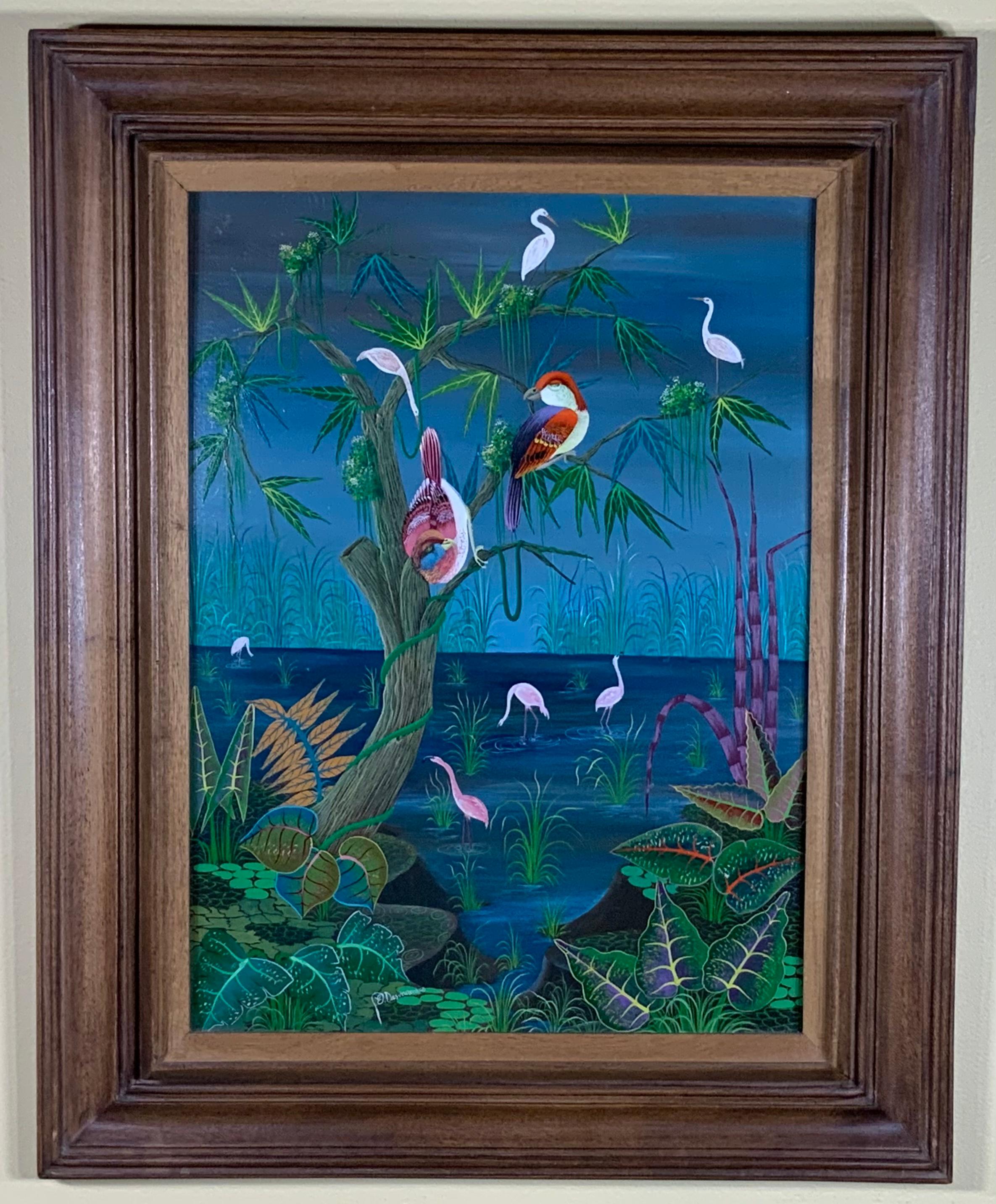 Birds over Paradise Oil Painting 3