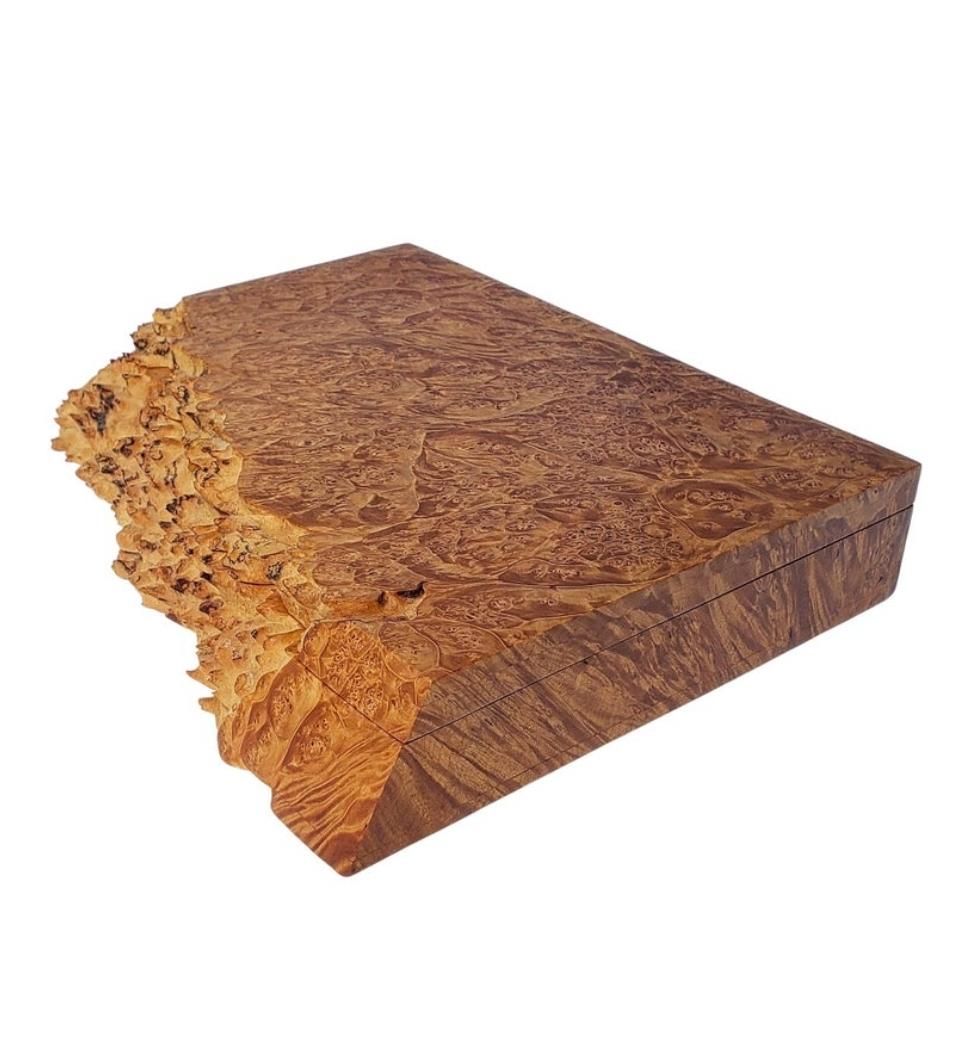 American Birdseye Maple Box by Michael Elkan For Sale