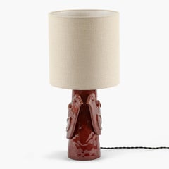 Lampada da tavolo Birdy rosso scuro