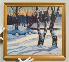 Winter-Sonnenuntergang im Wald, 1923