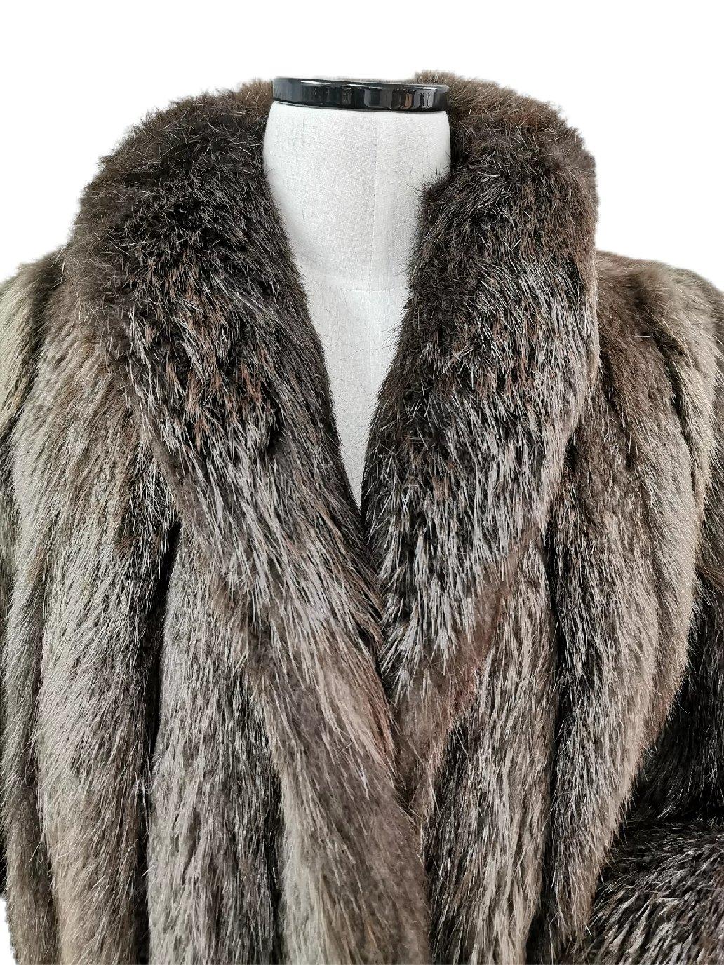 beaver skin coat