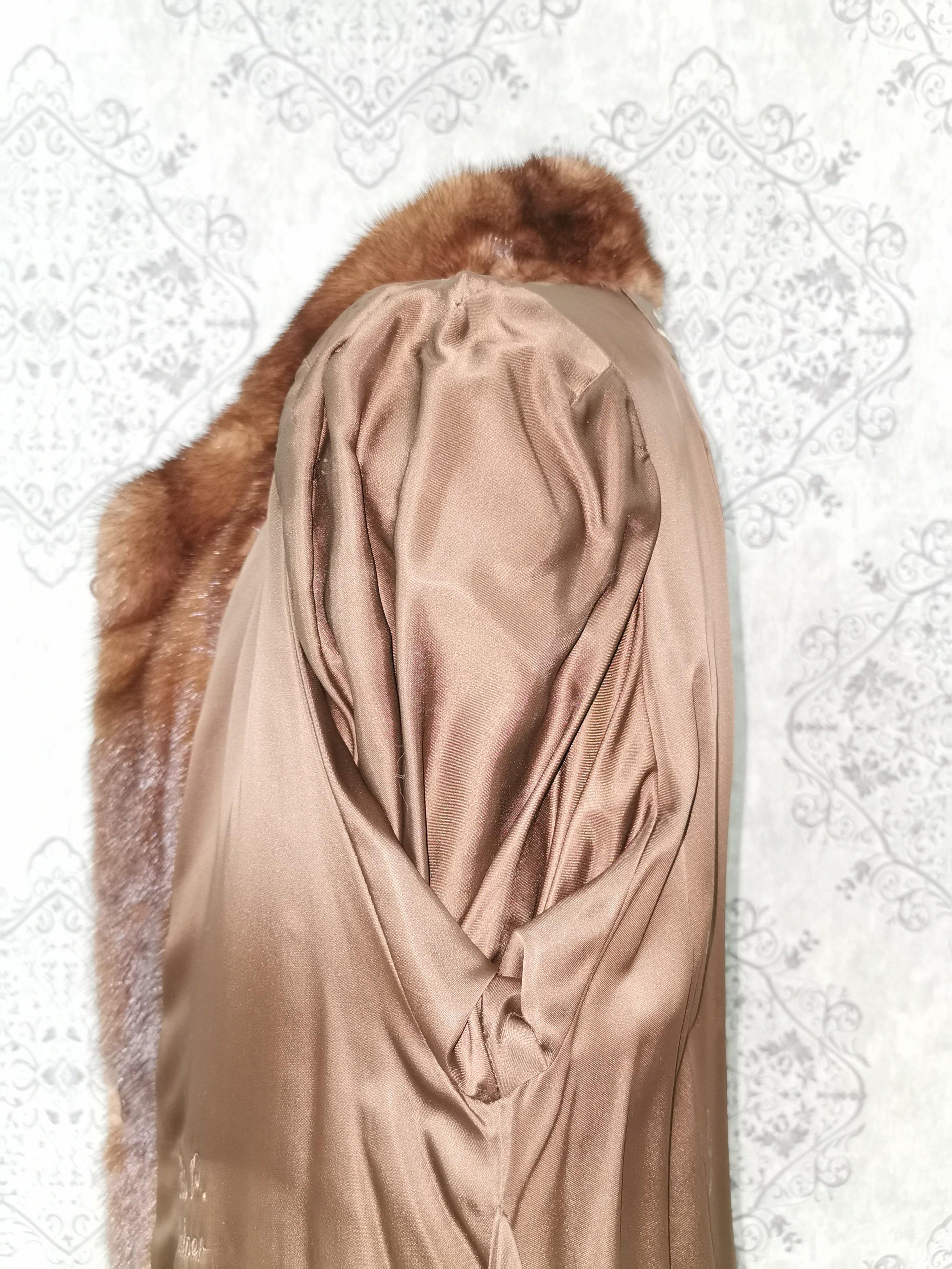 Women's Birger Christensen Demi Buff Mink Fur Coat (Size-8/S) For Sale