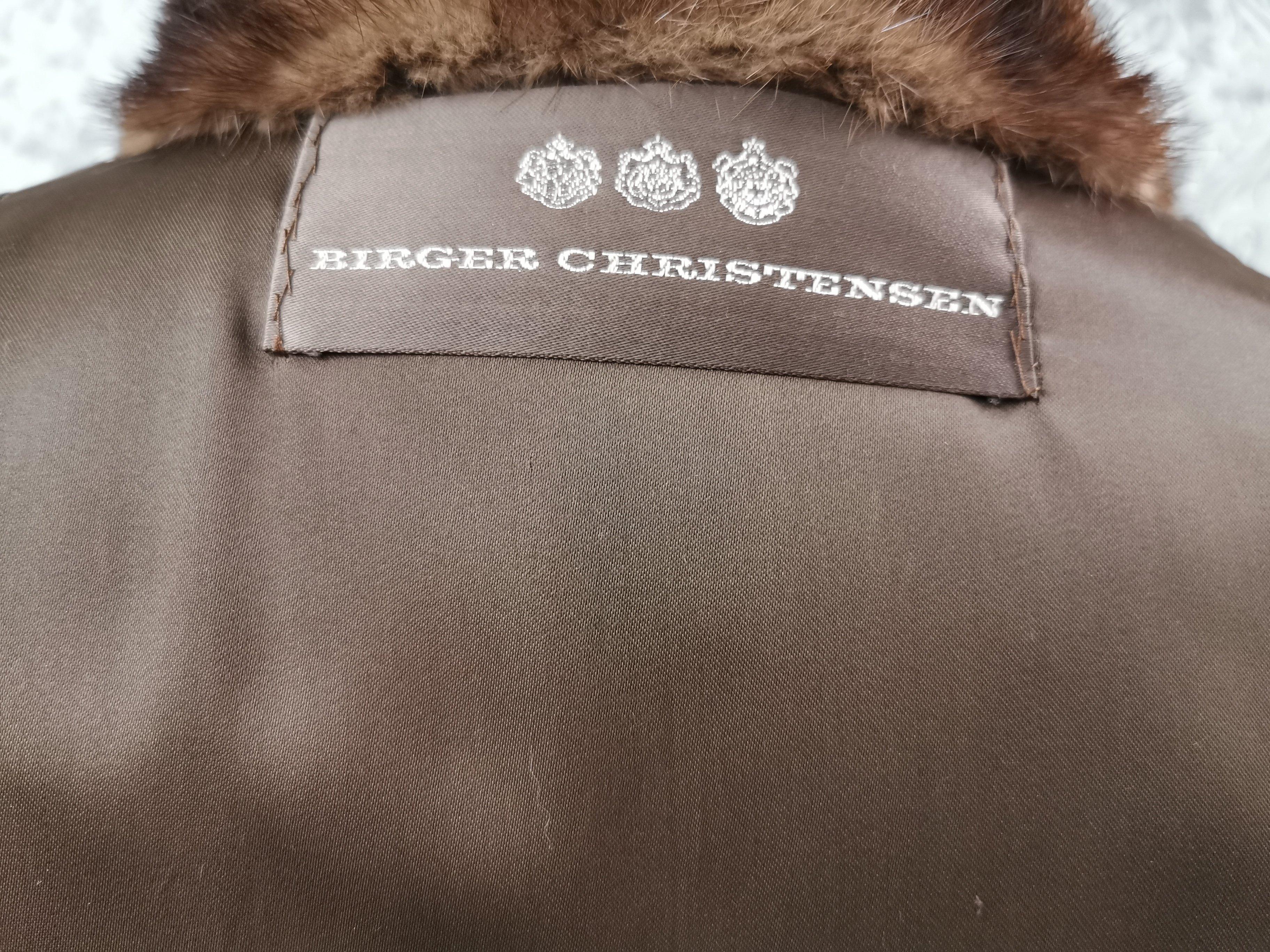 Birger Christensen Demi Buff Mink Fur Coat (Size-8/S) For Sale 1