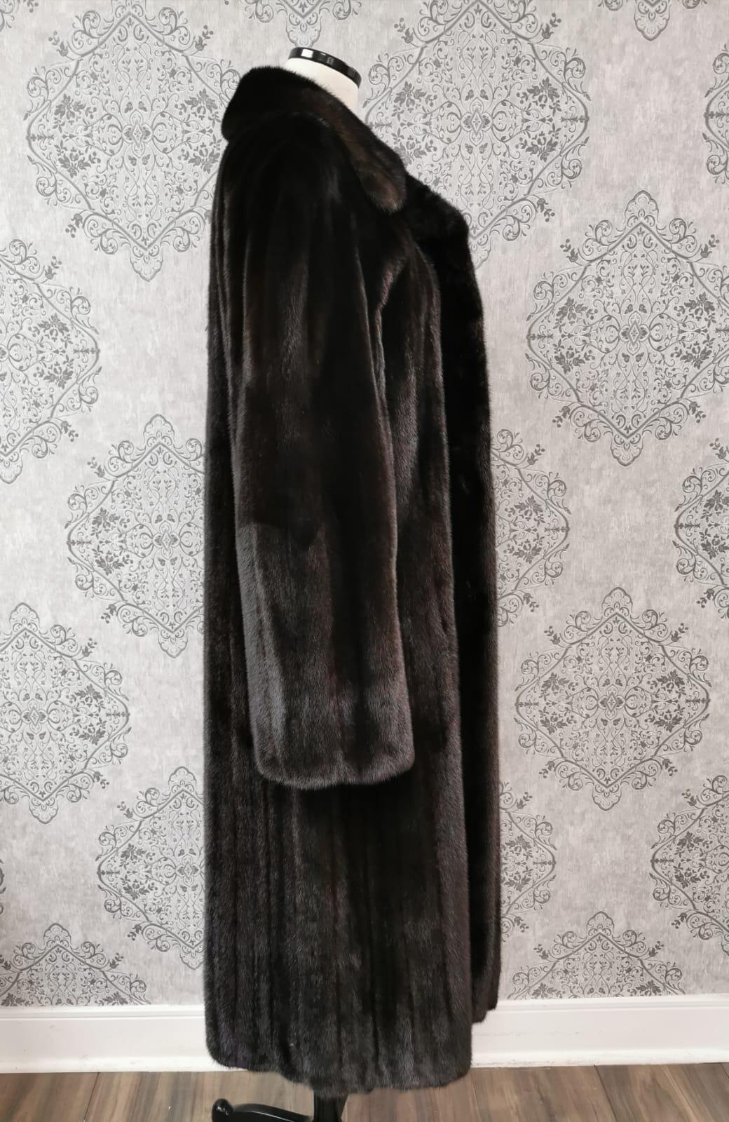Women's Pre-owned Birger Christensen Ranch Female Mink Fur Trench Coat (Size 14-M/L)