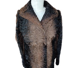 Birger Christensen Ombre swarkara broadtail fur coat size 8/M