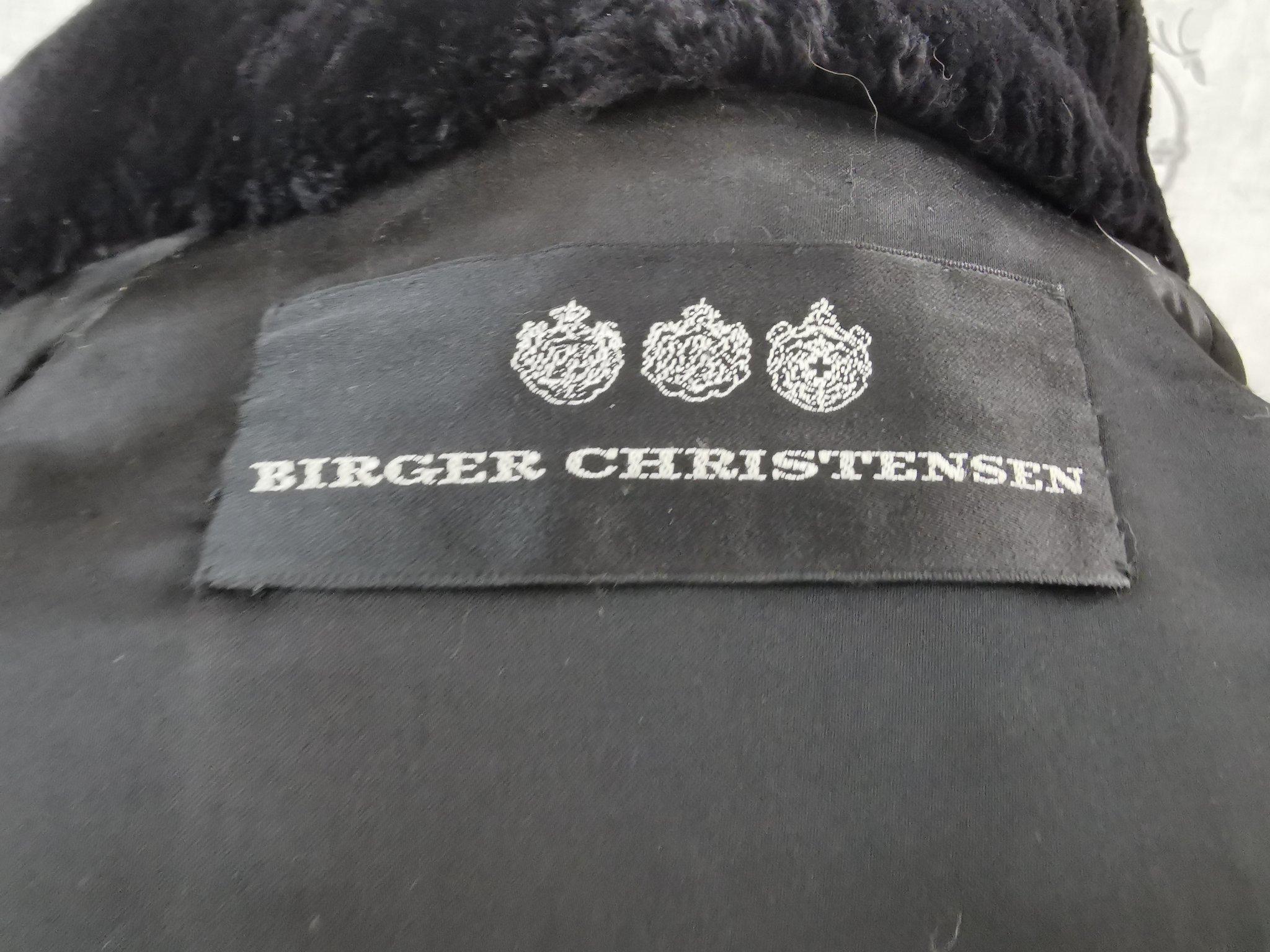 Birger christensen raccoon fur coat with sheared beaver trim size 4-6 2