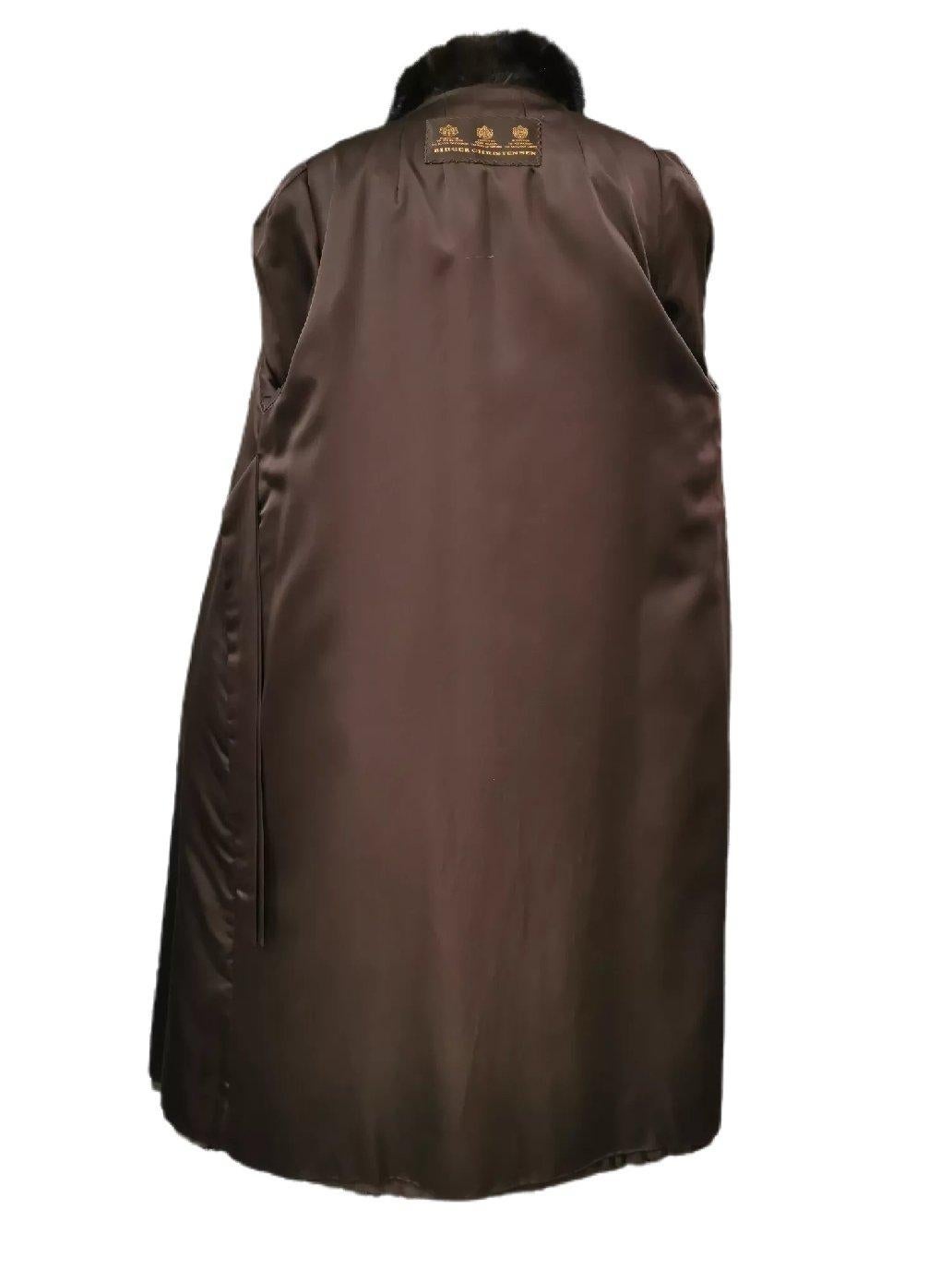 Birger Christensen cappotto in pelliccia di visone del ranch taglia 8 in vendita 3