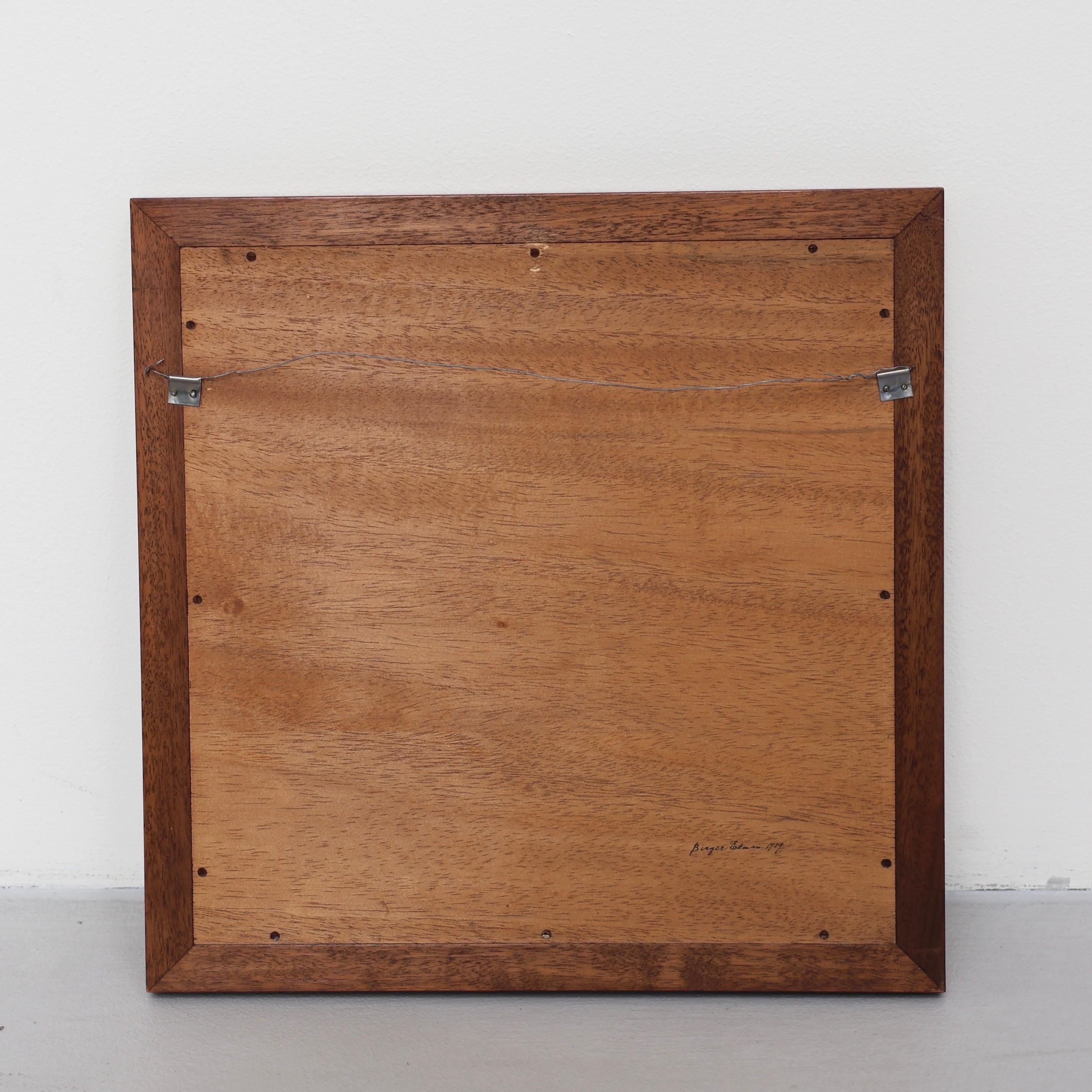Arte mural de intarsia Birger Ekman, 1939, Suecia en venta 1