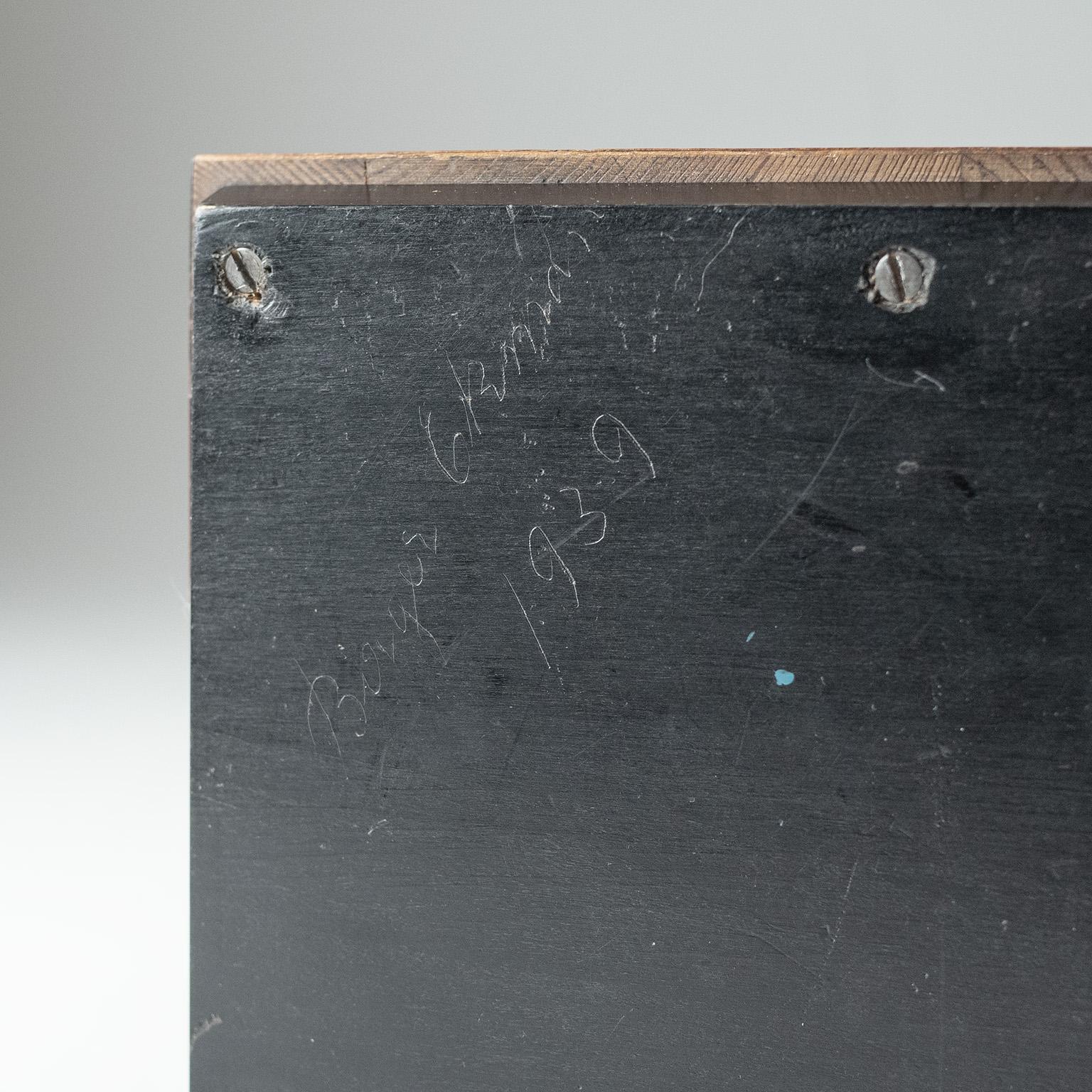 Birger Ekman Marquetry Table Lamp, 1939 3