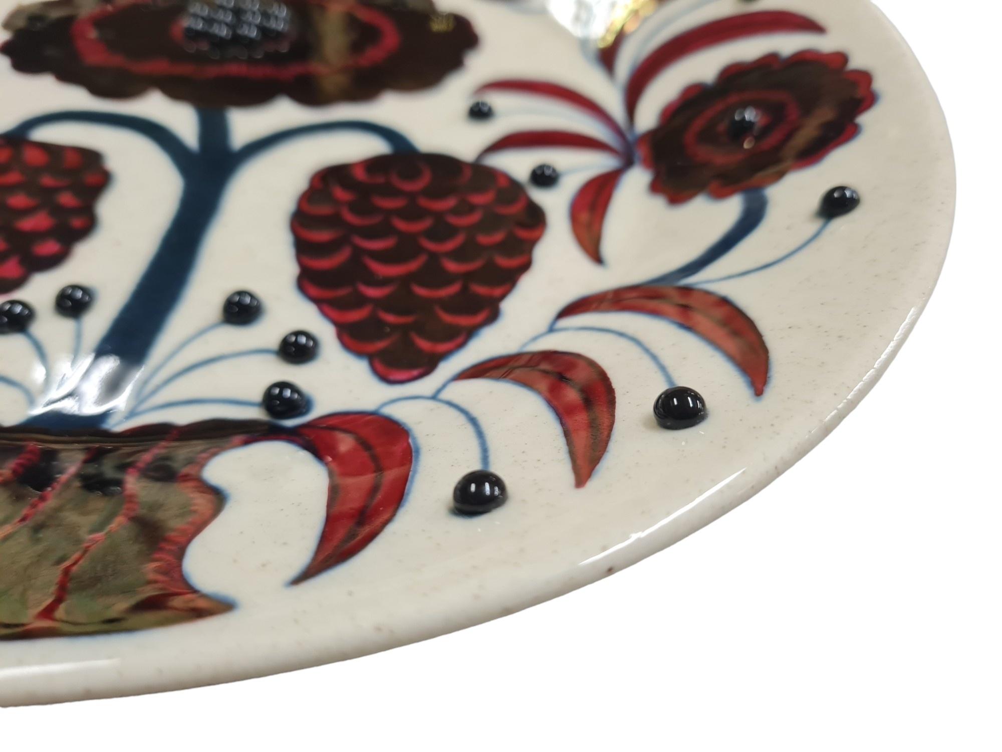 Birger Kaipiainen Decorative Ceramic Dish, Arabia In Good Condition In Helsinki, FI
